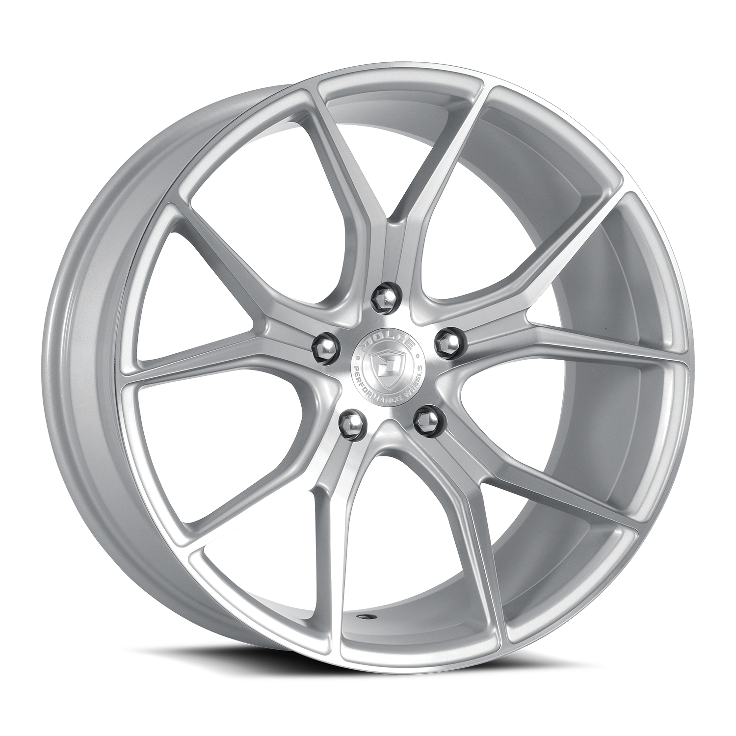 Dolce Performance Wheels Element Gloss Silver Machined Face 19x9.5 40mm Offset 5x120