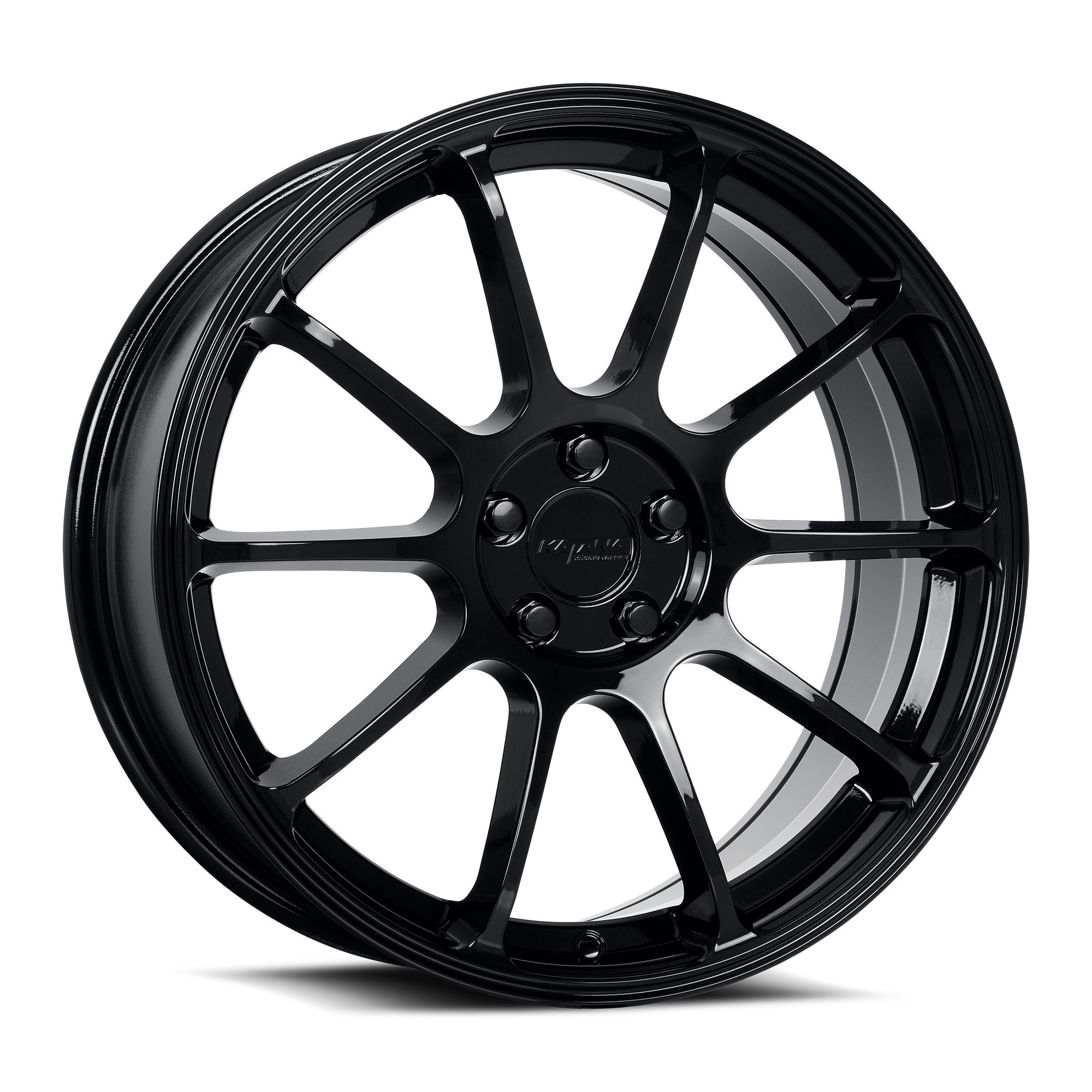 Katana Racing Wheels Kr07 Glossy Black 17x7.5 40mm Offset 5x108