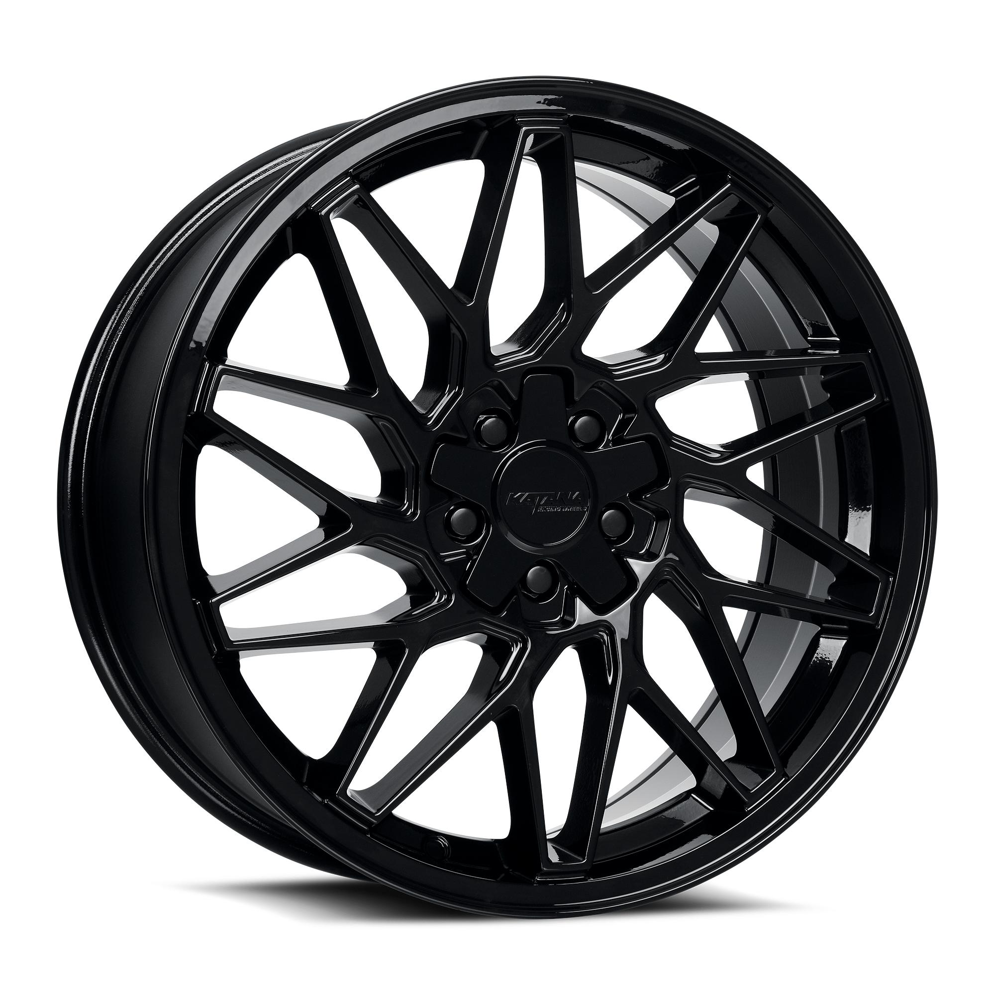 Katana Racing Wheels Kr09 Glossy Black 18x8 40mm Offset 5x100,5x114.3 (5x4.5)