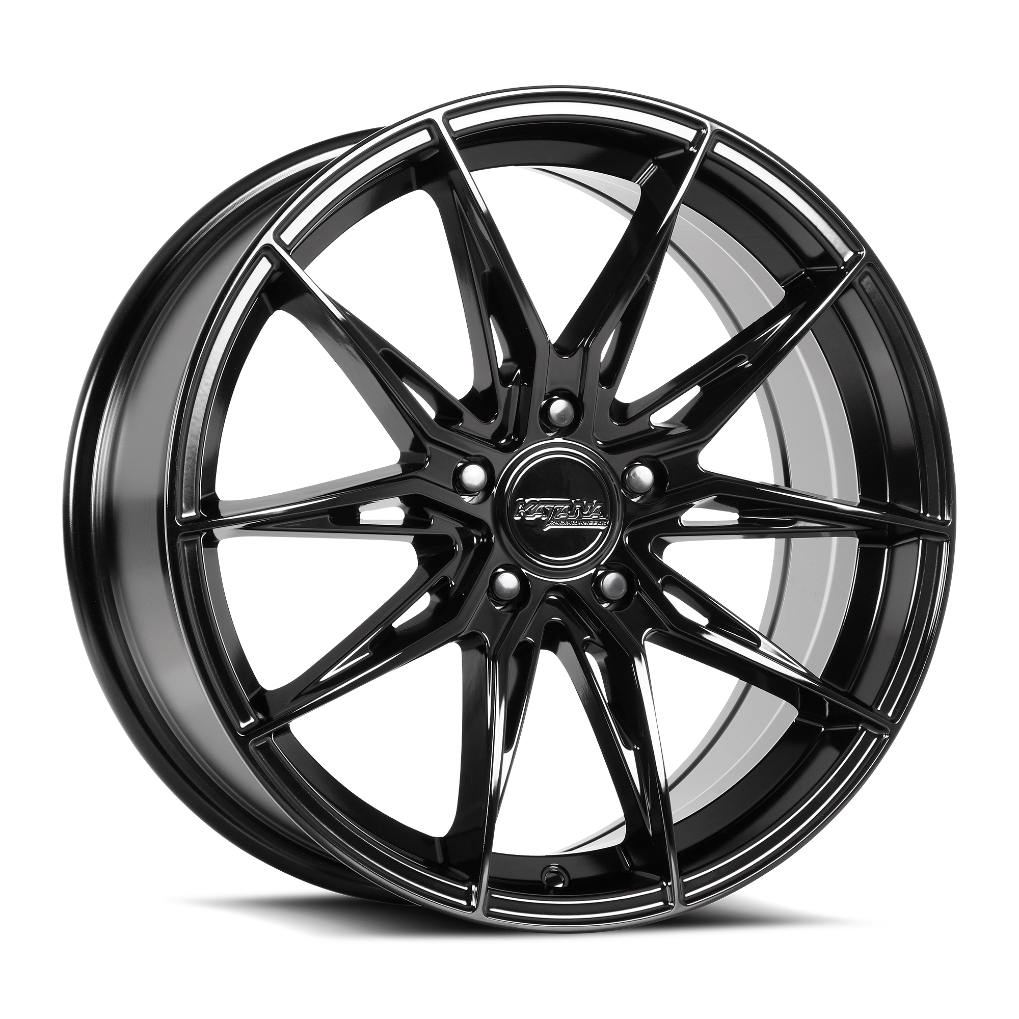 Katana Racing Wheels Kr10 Glossy Black 18x8 40mm Offset 5x114.3 (5x4.5)