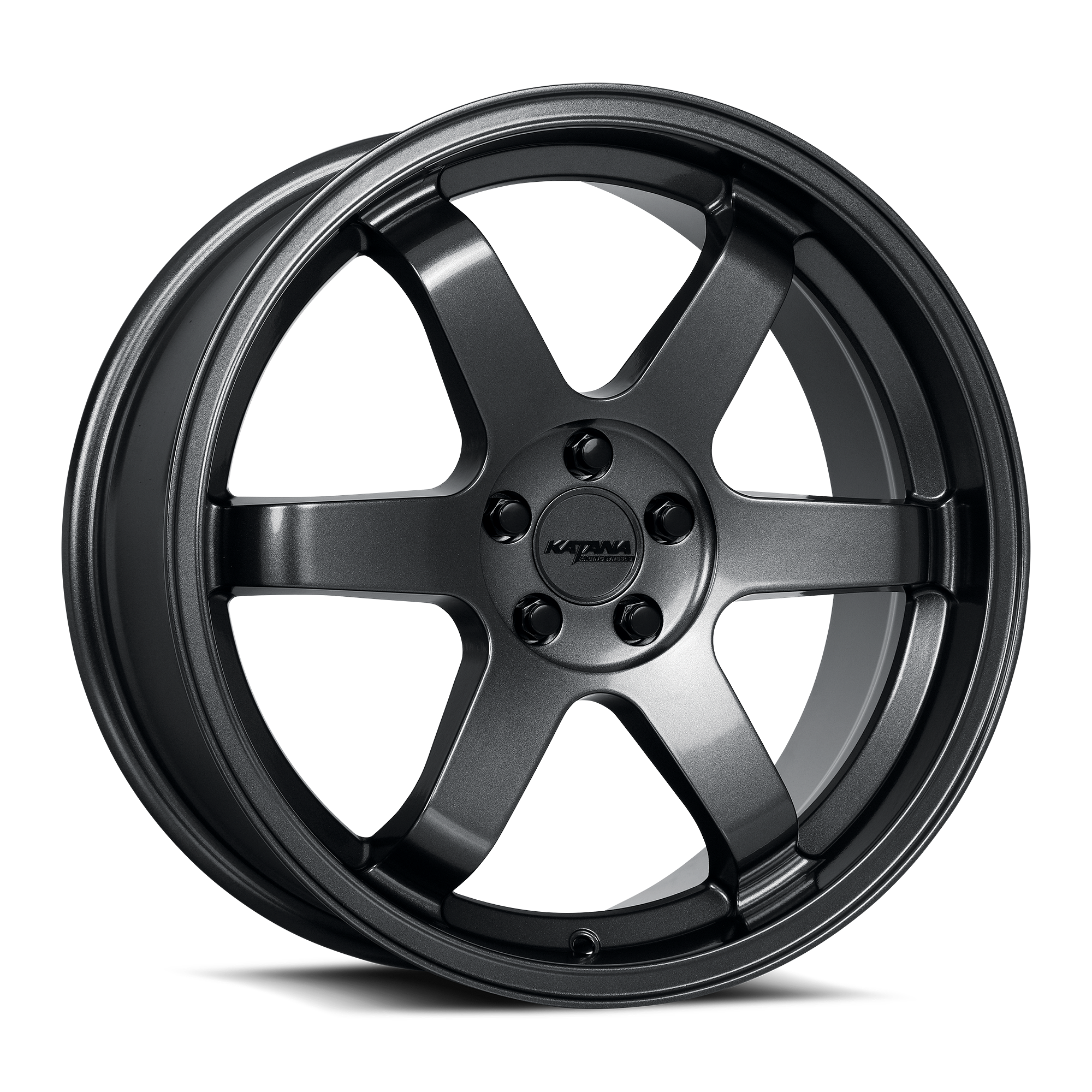Katana Racing Wheels Kr08 Glossy Gunmetal 17x7.5 40mm Offset 5x114.3 (5x4.5)