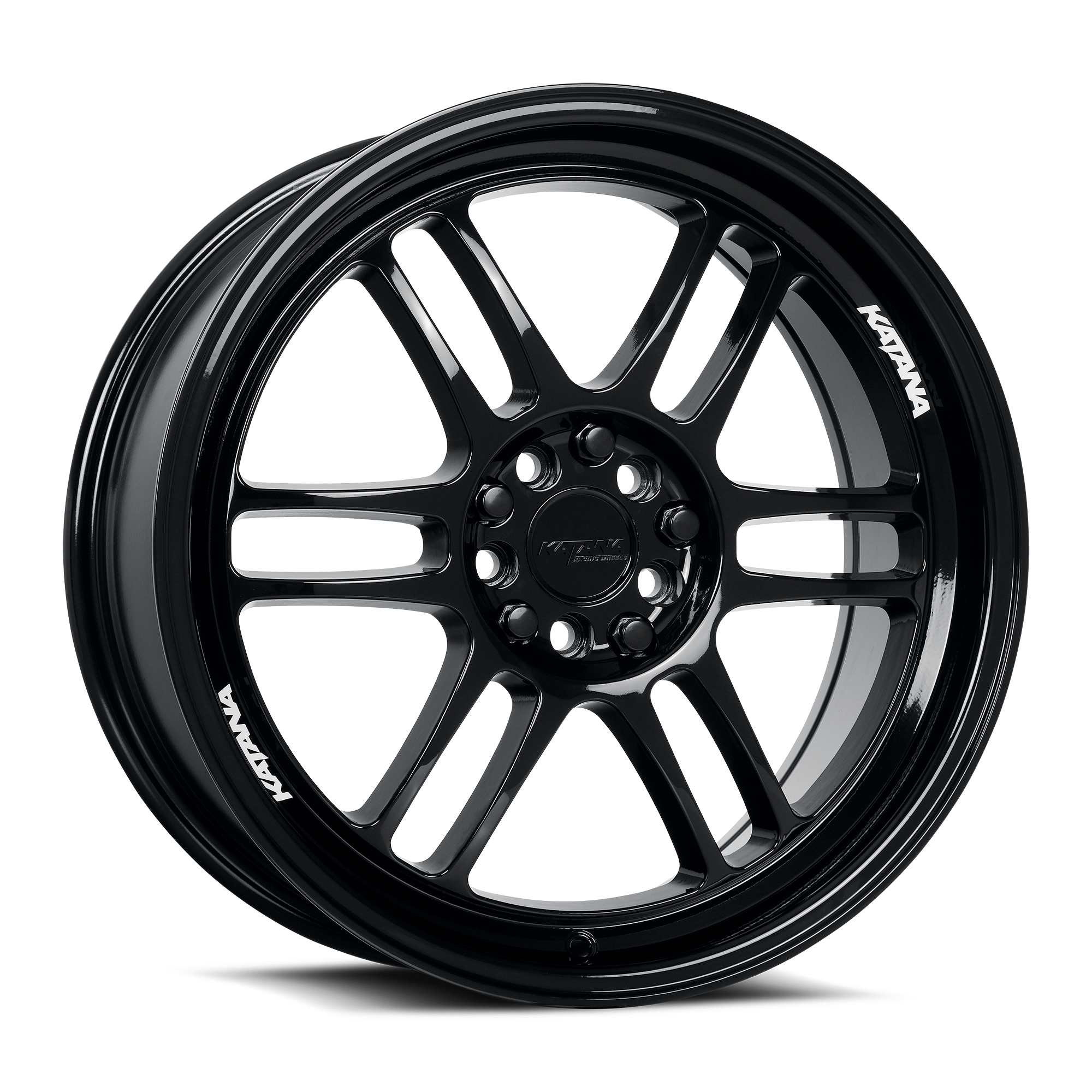 Katana Racing Wheels Kr02 Glossy Black 18x8 40mm Offset 5x108,5x114.3 (5x4.5)