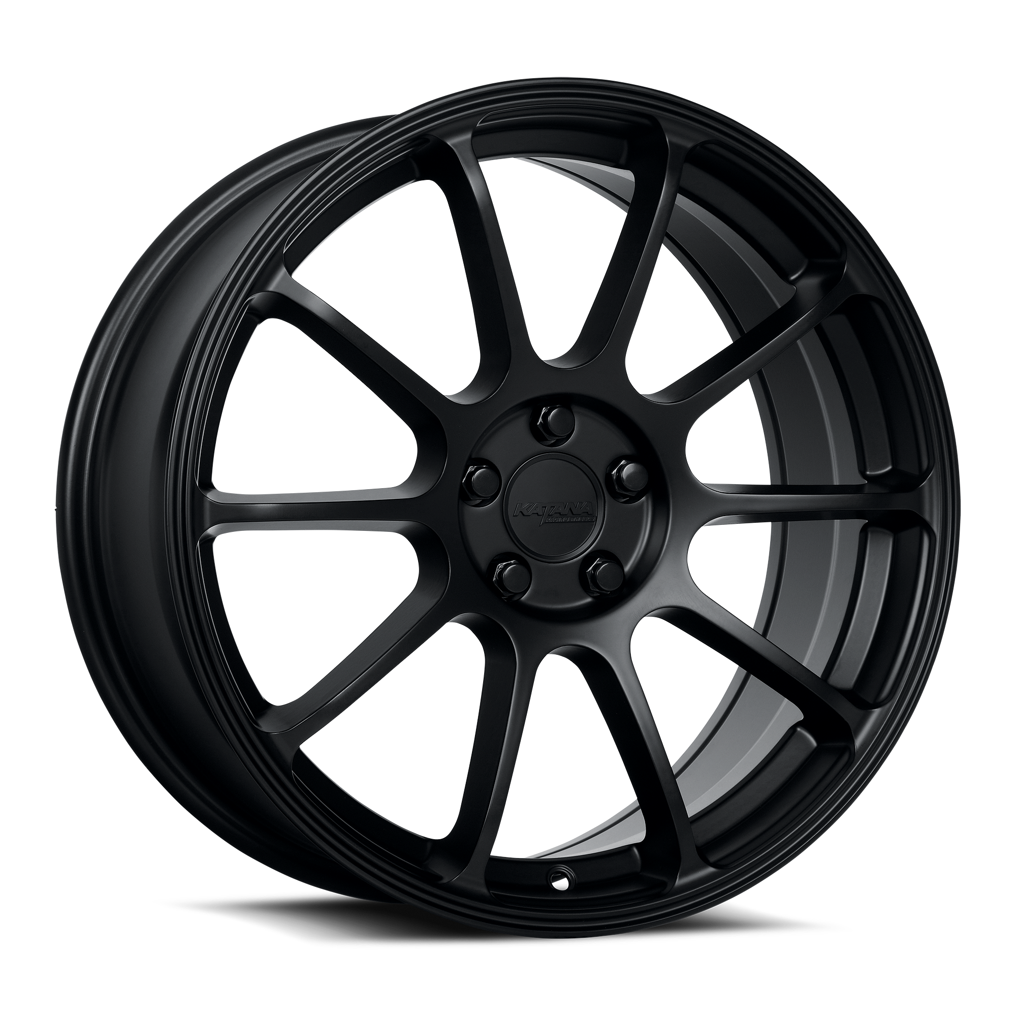 Katana Racing Wheels Kr07 Matte Black 18x8 40mm Offset 5x108