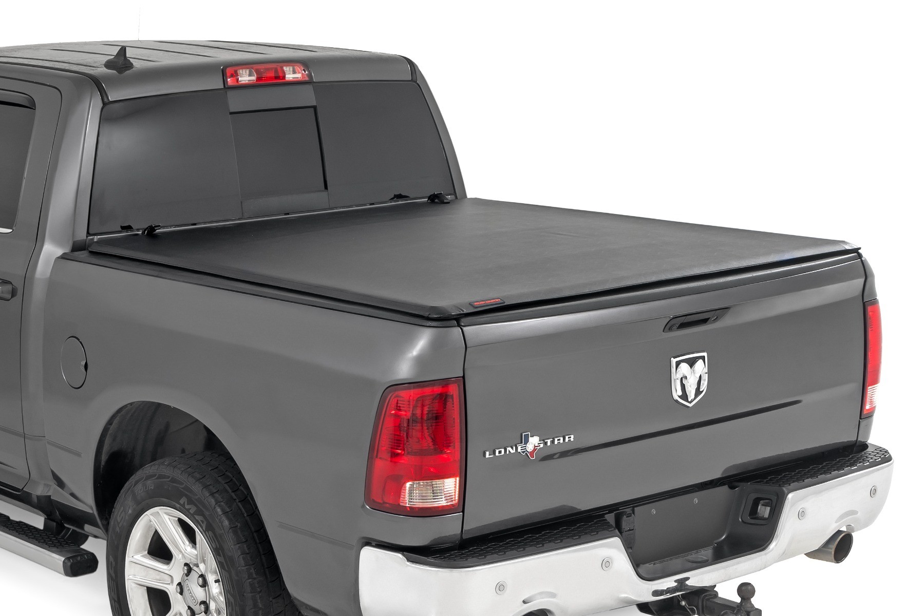 Rough Country Soft Roll Up Bed Cover | 5'7" Bed | Ram 1500 (10-18)/2500 (10-25)