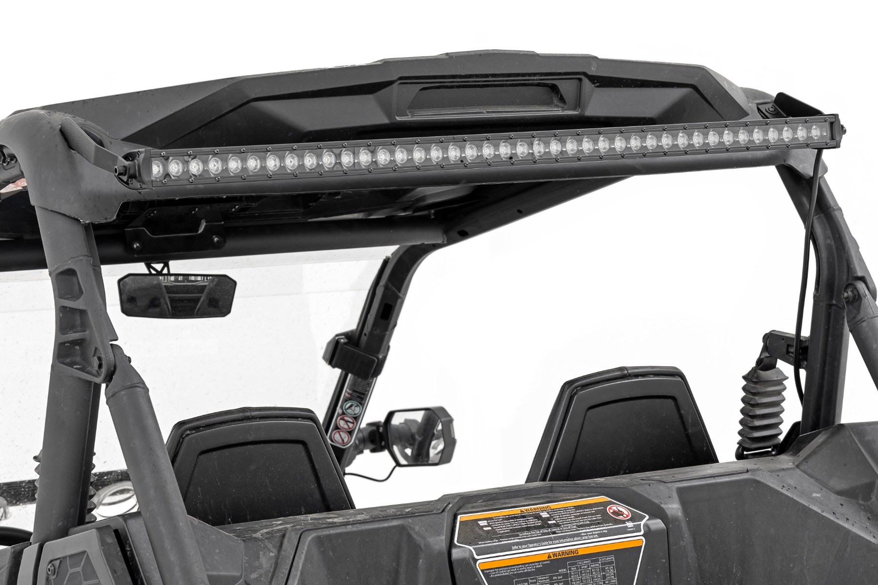 Rough Country LED Light Kit | Rear Mount | 40" Black Single Row | Can-Am Maverick Sport 1000R