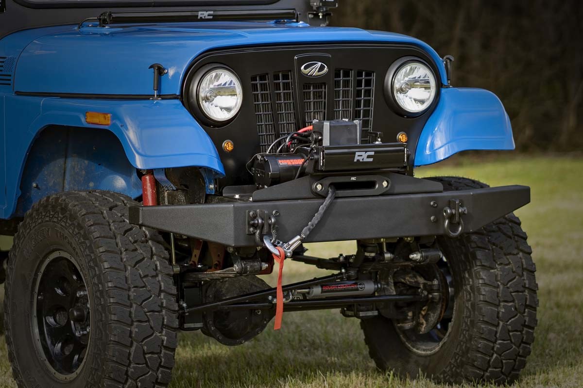 Rough Country Winch Plate | PRO12000S | Mahindra Roxor