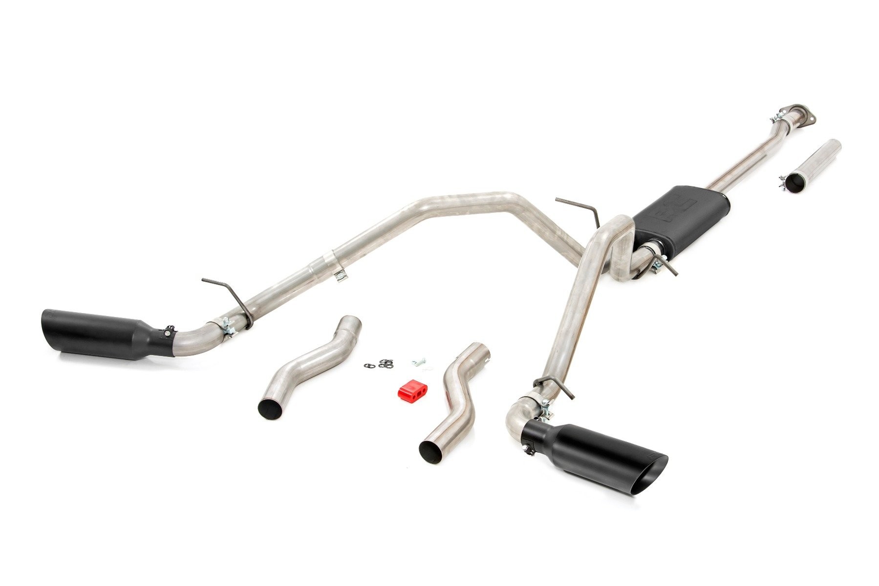 Rough Country Performance Cat-Back Exhaust | Stainless | 5.7L | Ram 1500 2WD/4WD (19-24)