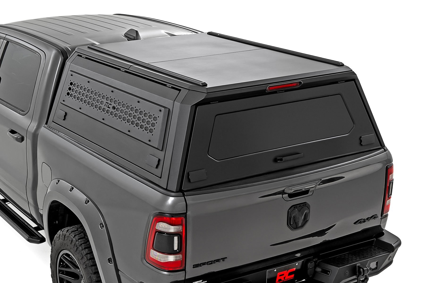 Rough Country Truck Bed Cap | Modular | 5'7" Bed | Ram 1500 (19-25)/1500 TRX (21-24)