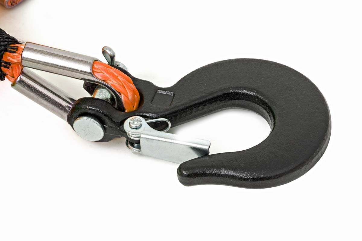 Rough Country Synthetic Rope | 1/4 Inch  | 50 Ft | Orange