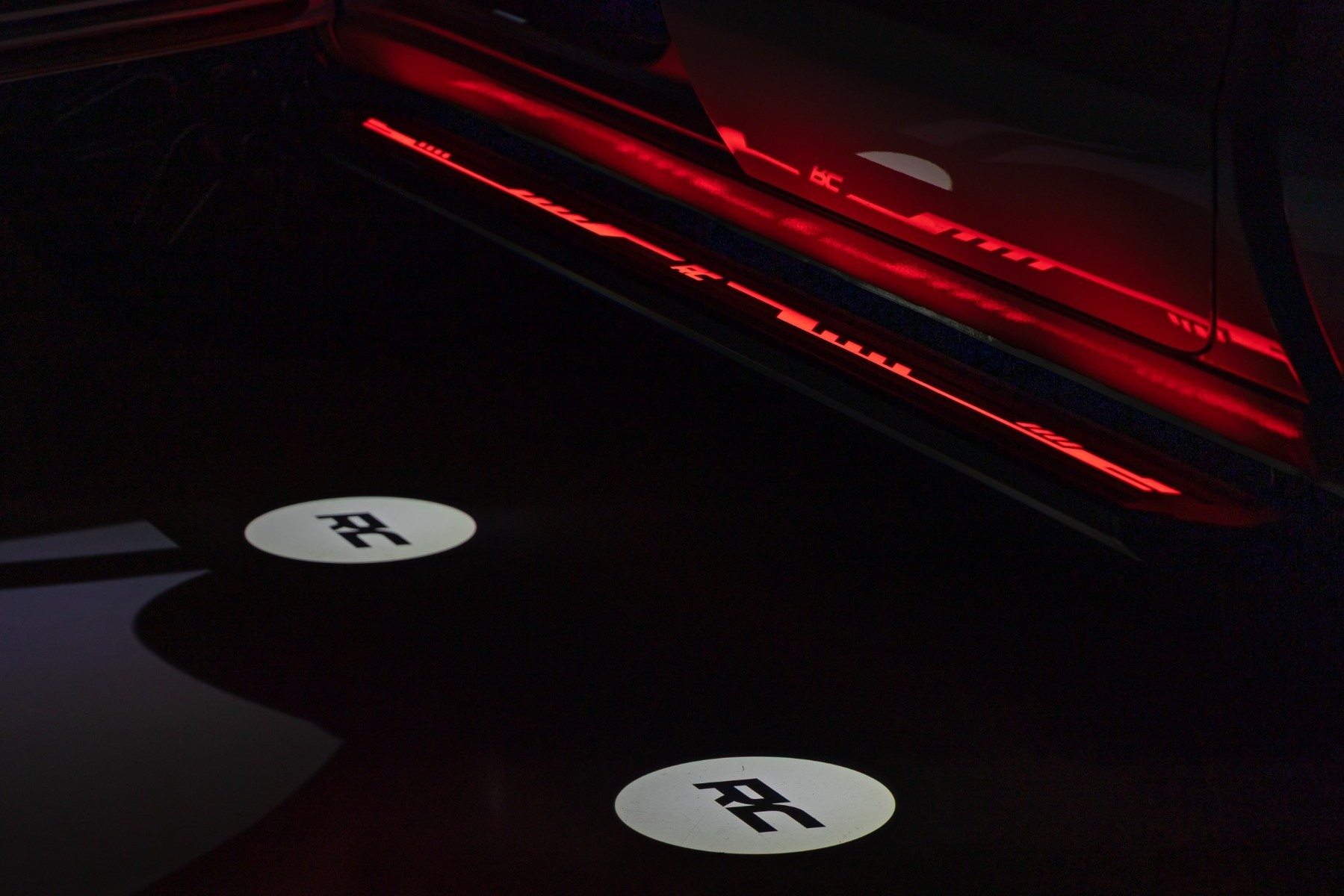 Rough Country Multi-Color LED Running Boards | 4-Door | Ford Bronco 4WD (2021-2025)