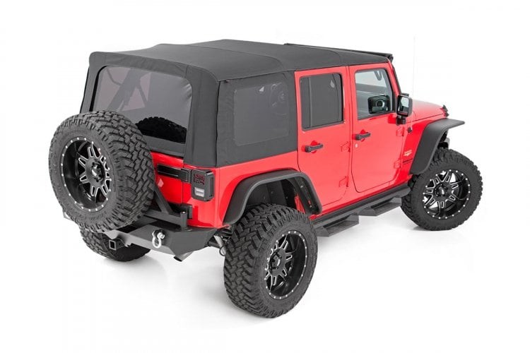 Rough Country Soft Top | Replacement | Black | 2 Door | Jeep Wrangler JK 4WD (2010-2018)