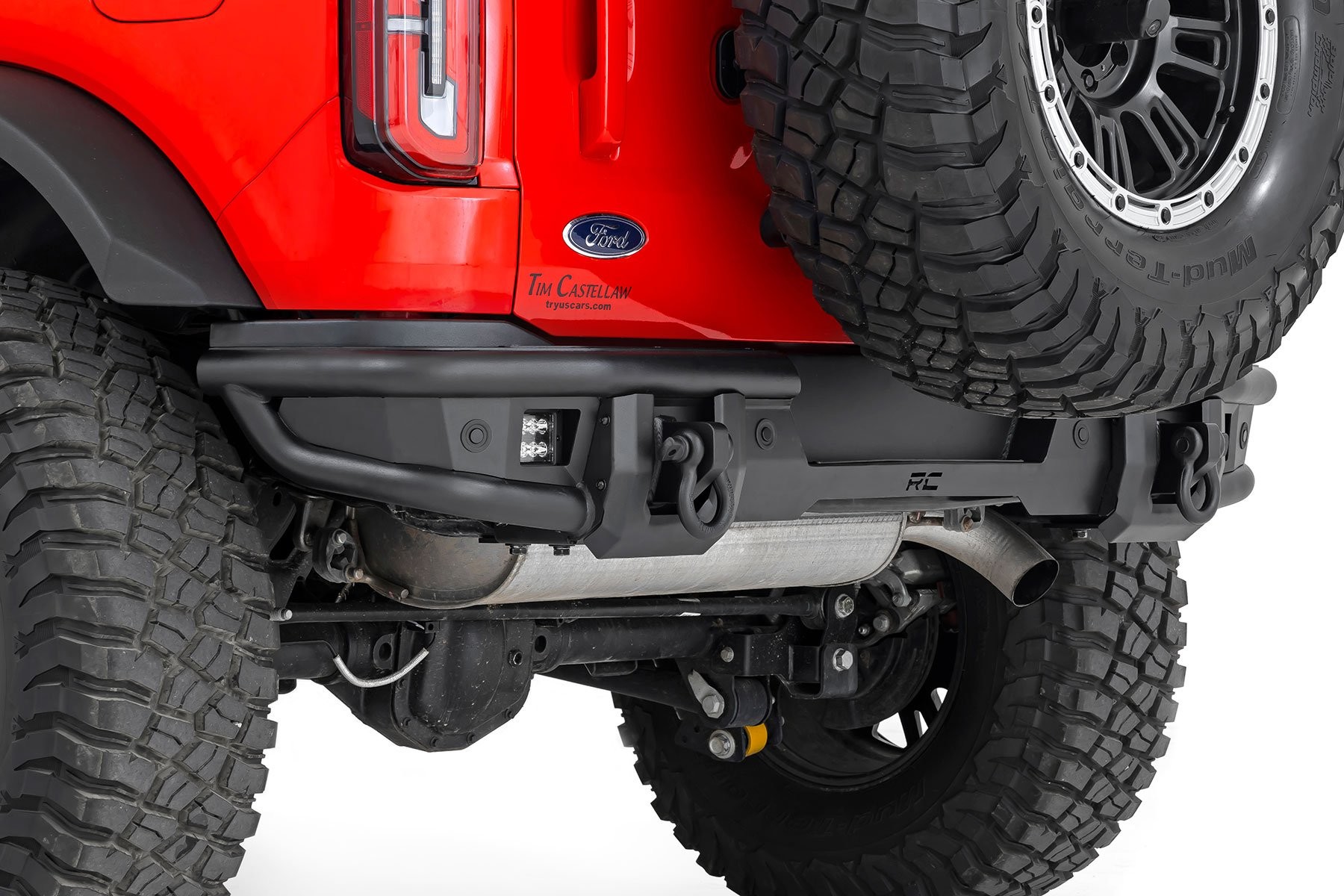 Rough Country Rear Bumper | Tubular | Ford Bronco 4WD (2021-2025)