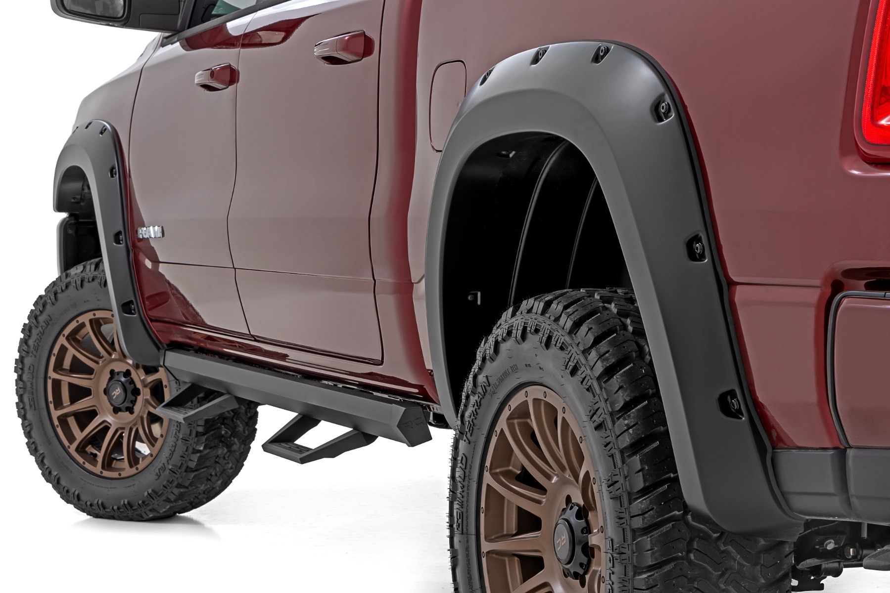 Rough Country Pocket Fender Flares | Gloss Black | Ram 1500 2WD/4WD (2025)