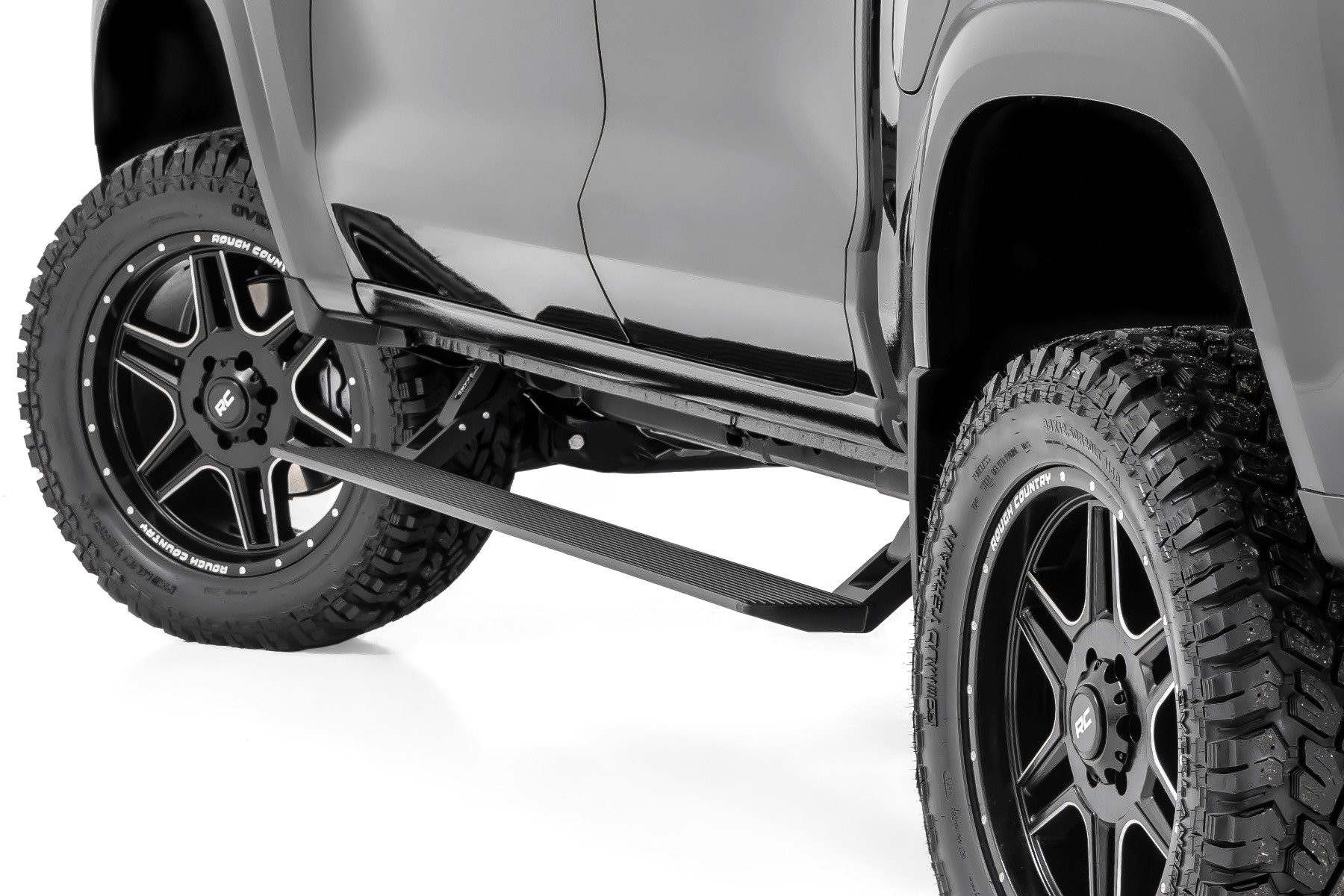 Rough Country Power Running Boards | Dual Electric Motor | Crew Cab | Chevy/GMC Canyon/Colorado (15-25)
