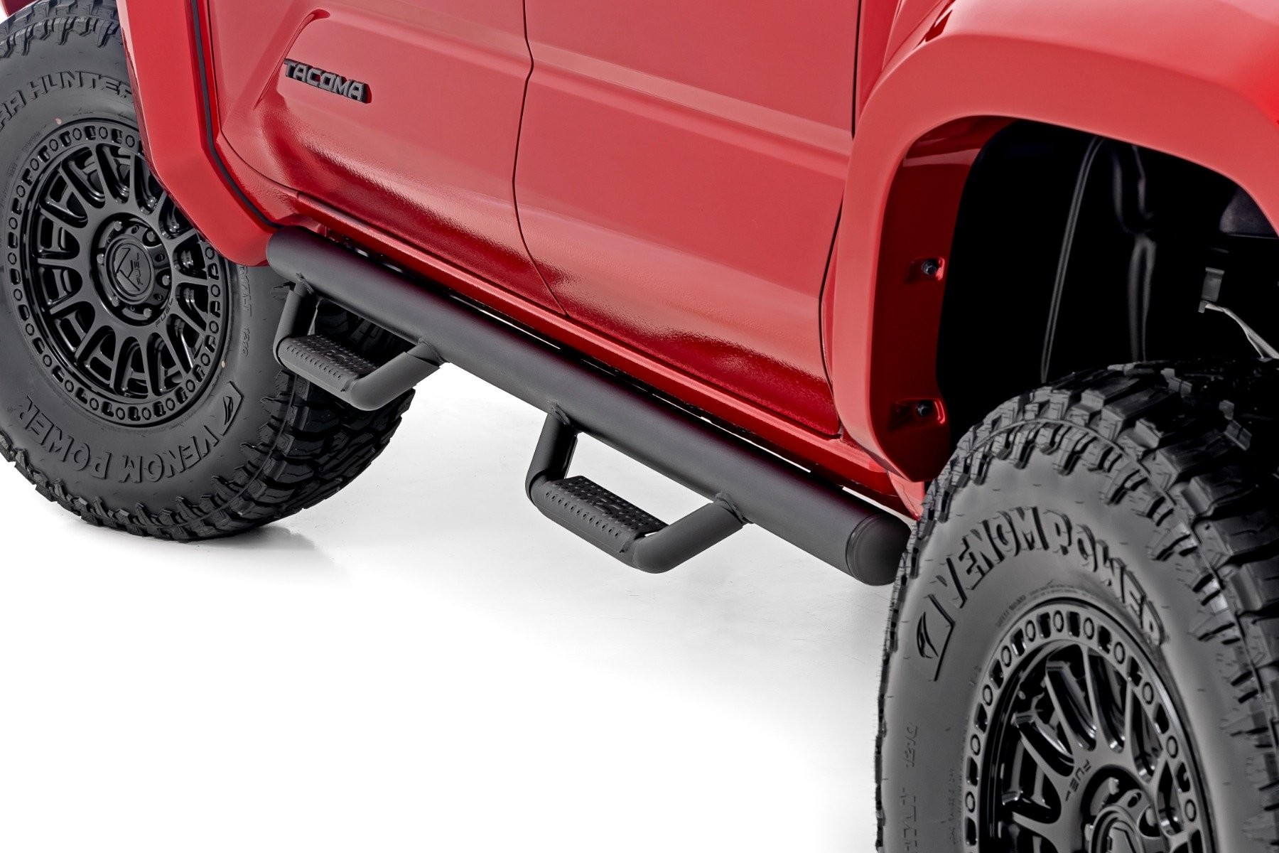 Rough Country Nerf Steps | Cab Length | Double Cab | Toyota Tacoma 2WD/4WD (2024-2025)