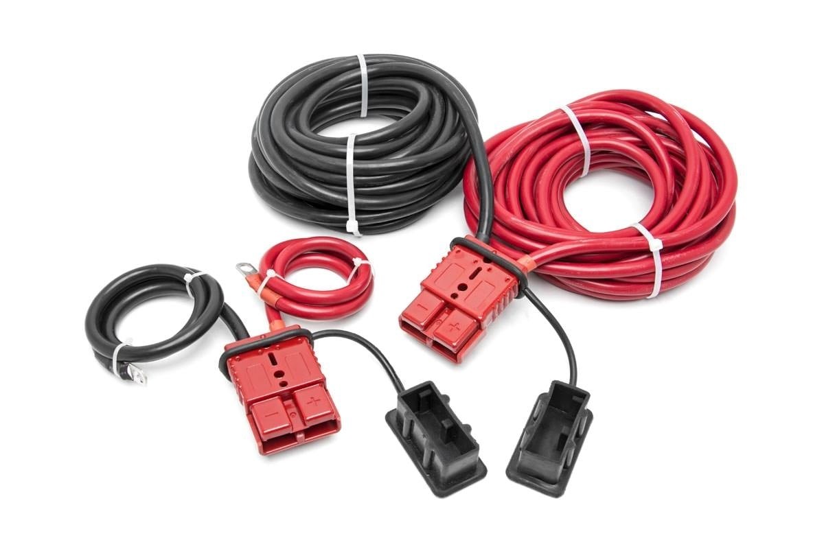 Rough Country Winch Power Cable | Quick Disconnect | 24 Ft