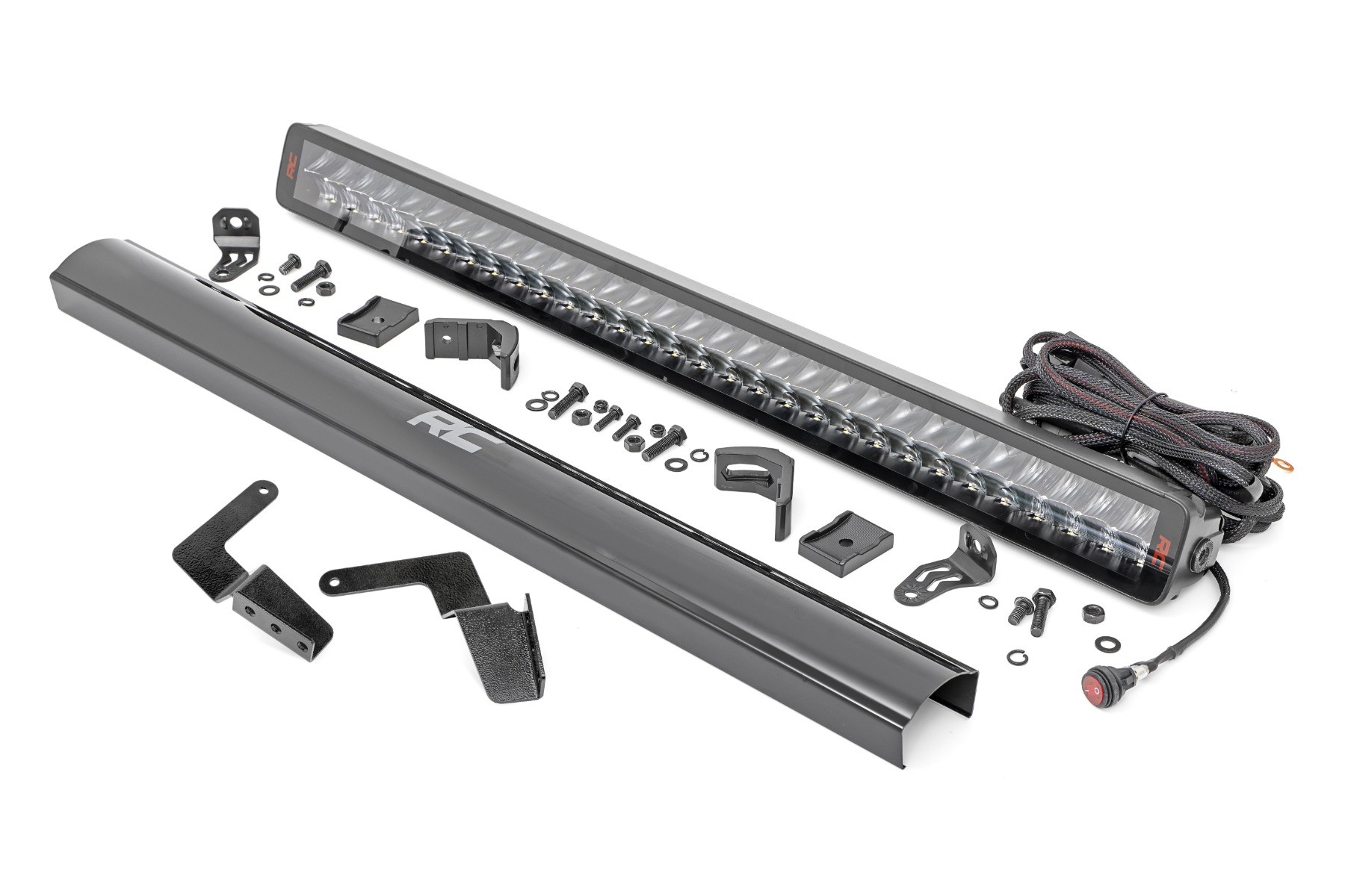 Rough Country LED Light Kit | Bumper Mount | 30" Spectrum Dual Row | Toyota FJ Cruiser (07-14)