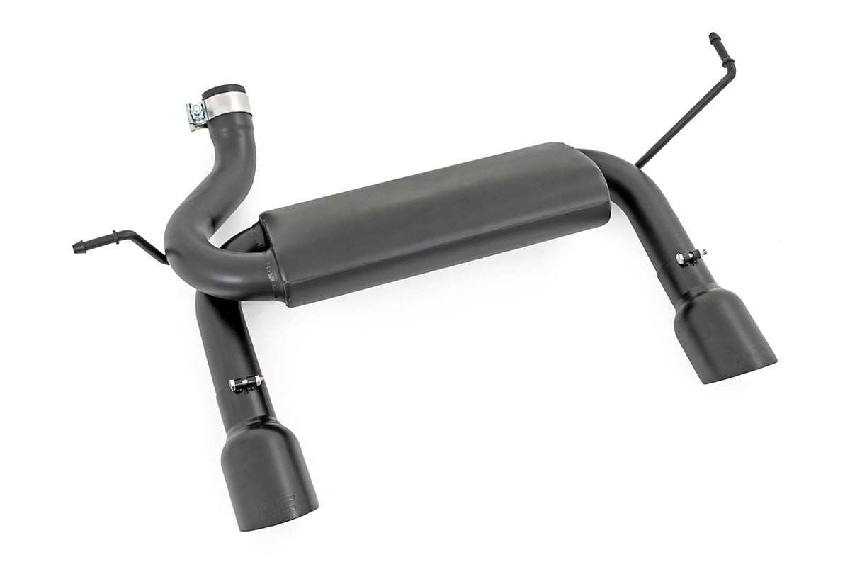 Rough Country Performance Exhaust | Dual Outlet | Jeep Wrangler JK/Wrangler Unlimited (07-18)