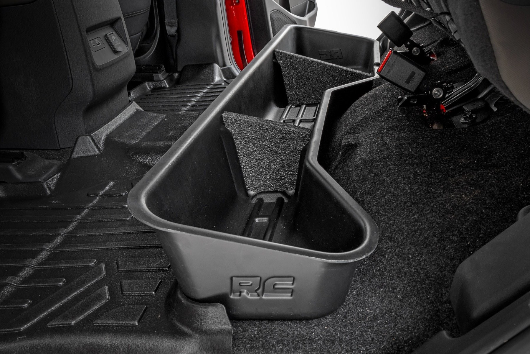 Rough Country Under Seat Storage | Crew Cab | Nissan Frontier 2WD/4WD (2005-2025)