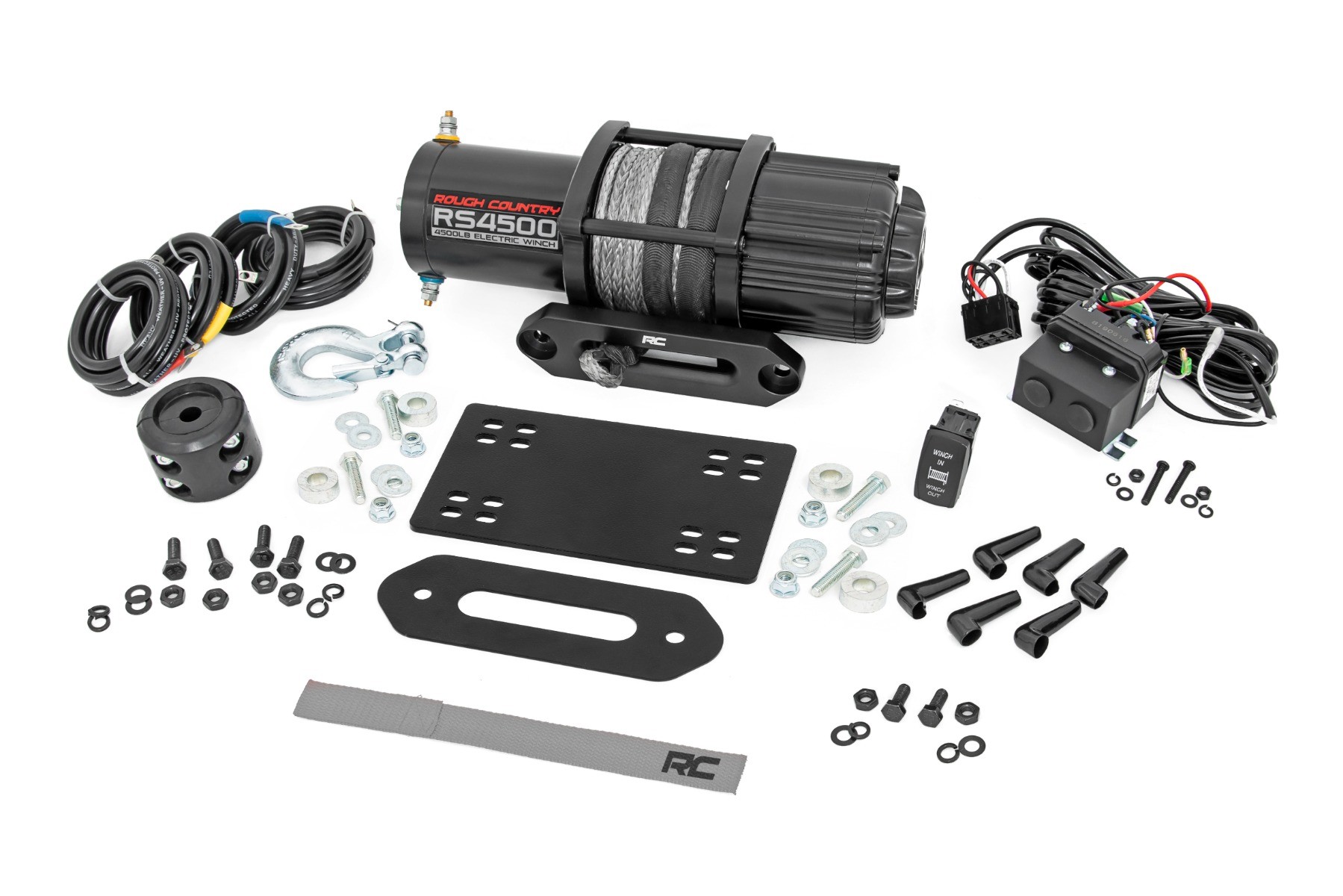 Rough Country Winch Plate | RS4500S | Can-Am Defender MAX HD10