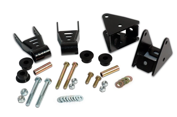 Rough Country Front Shackle Reversal Kit | Jeep Wrangler YJ 4WD (1987-1995)