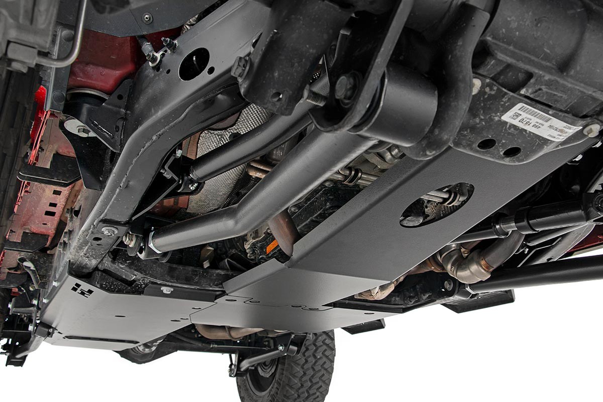 Rough Country Skid Plate Combo | 3.6L | Engine | T-Case | Gas | Jeep Wrangler Unlimited (18-19)