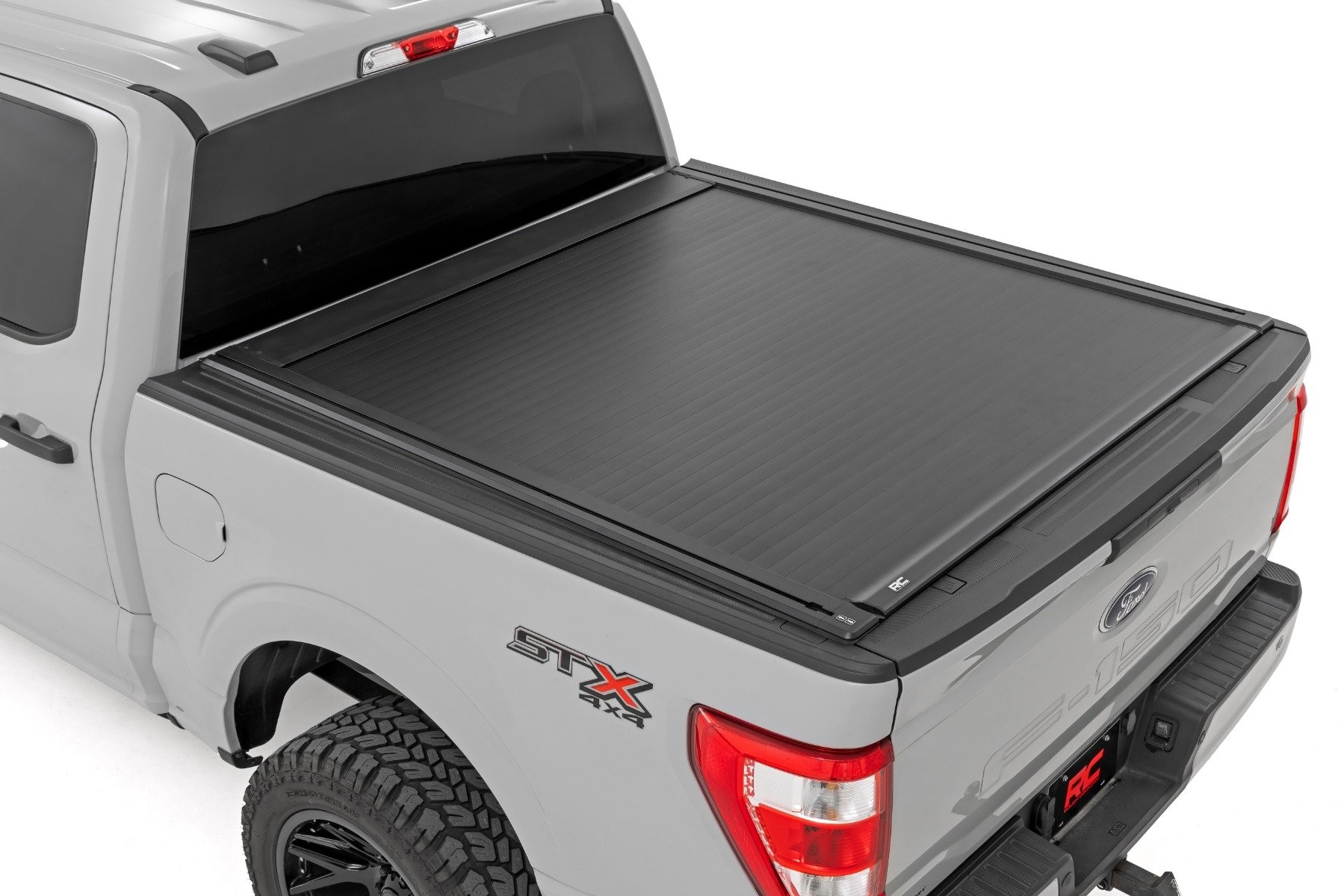 Rough Country Powered Retractable Bed Cover | 5'7" Bed | Ford F-150 2WD/4WD (2015-2025)