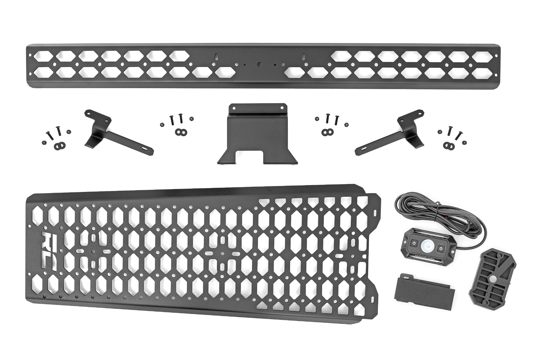 Rough Country Molle Mounting Panel w/ LED Dome Light | Overhead | Ford Bronco 4WD (21-25)