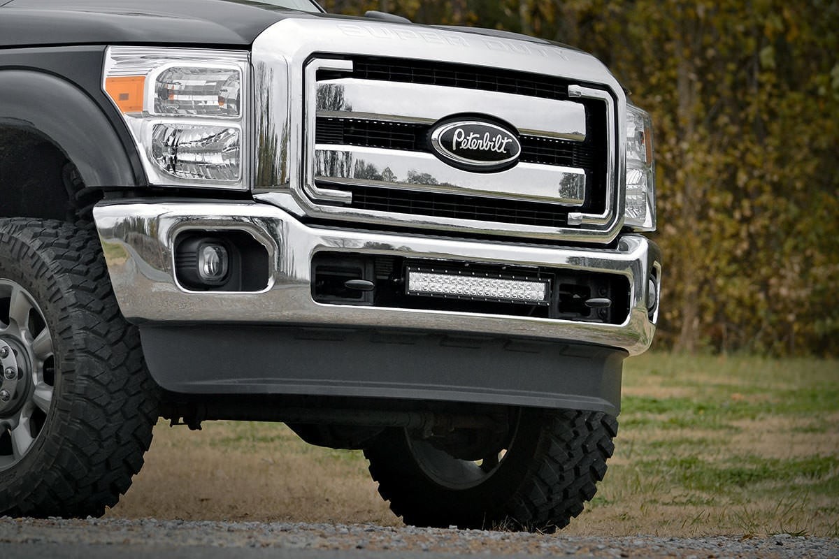 Rough Country LED Light Mount | Bumper | 20" | Ford F-250/F-350 Super Duty 2WD/4WD (11-16)