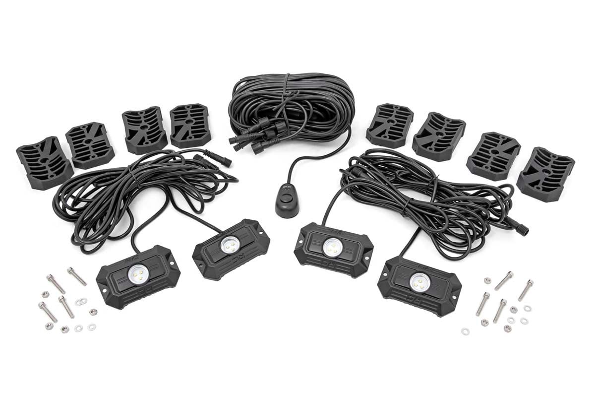 Rough Country LED Rock Light  Kit | 4 Piece Set