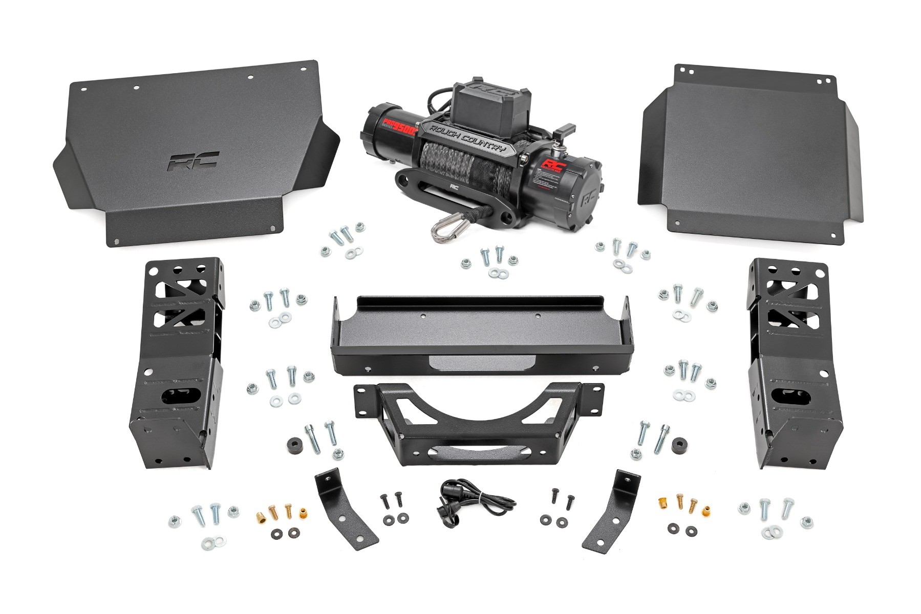 Rough Country Hidden Winch Mount | 9500S | Toyota Tacoma 2WD/4WD (2024-2025)