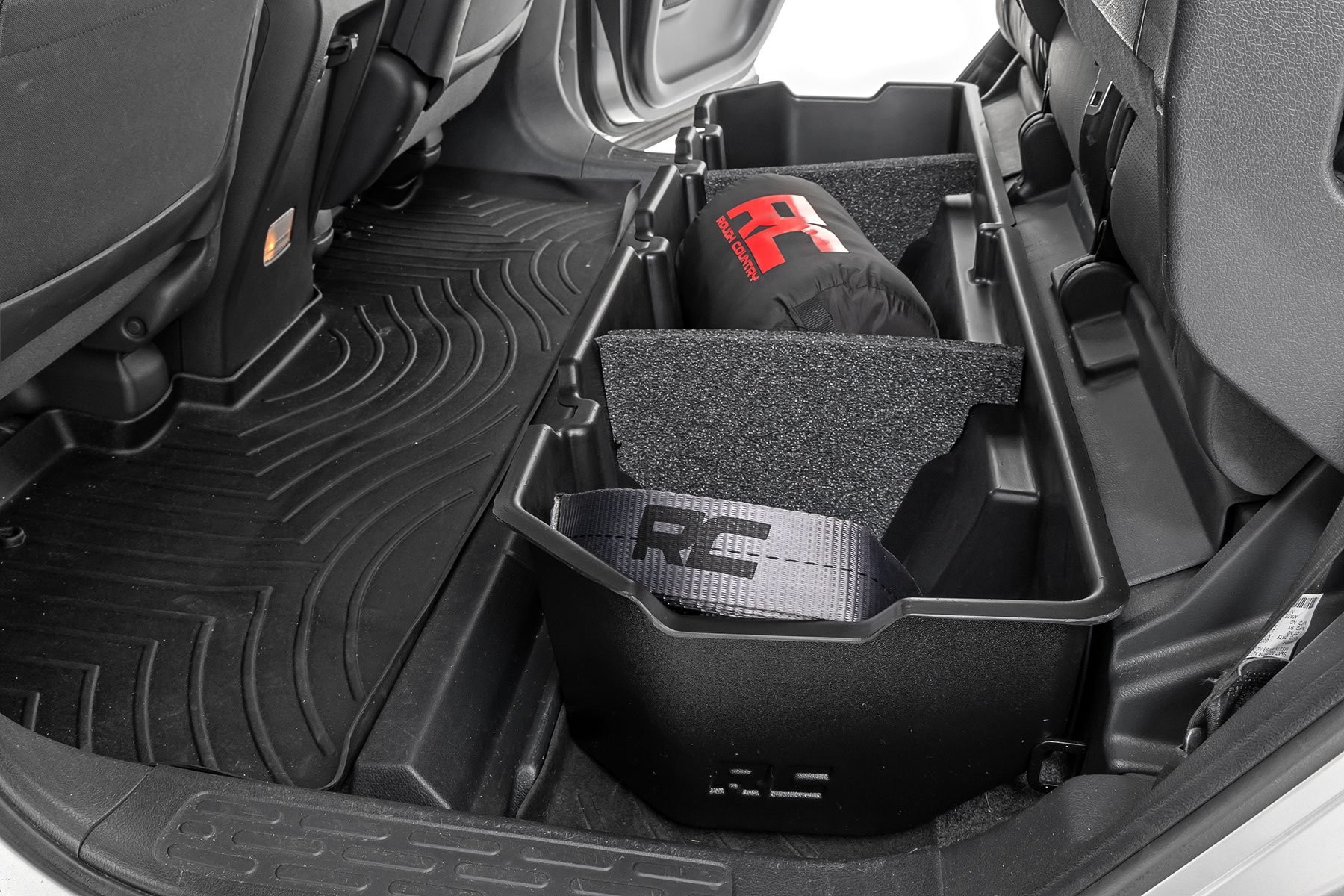 Rough Country Under Seat Storage | Crew Cab | Honda Ridgeline 4WD (2006-2025)