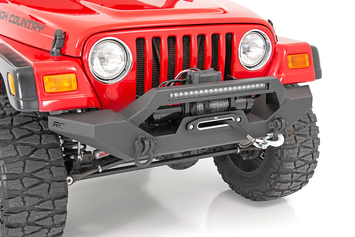 Rough Country Front Bumper | Rock Crawler | Jeep Wrangler TJ (97-06)/Wrangler Unlimited (04-06)
