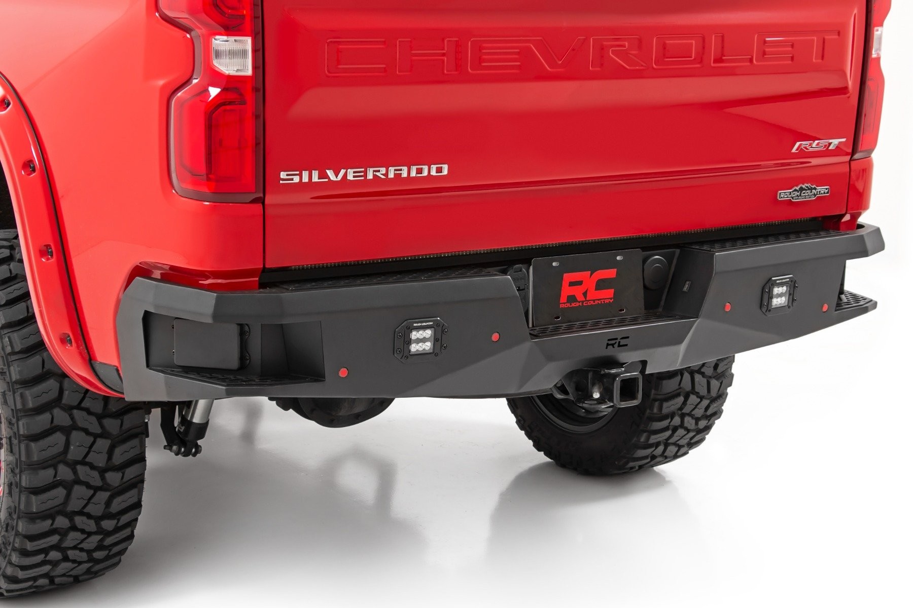 Rough Country Rear LED Bumper | Chevy Silverado 1500 2WD/4WD (2019-2024 & Classic)