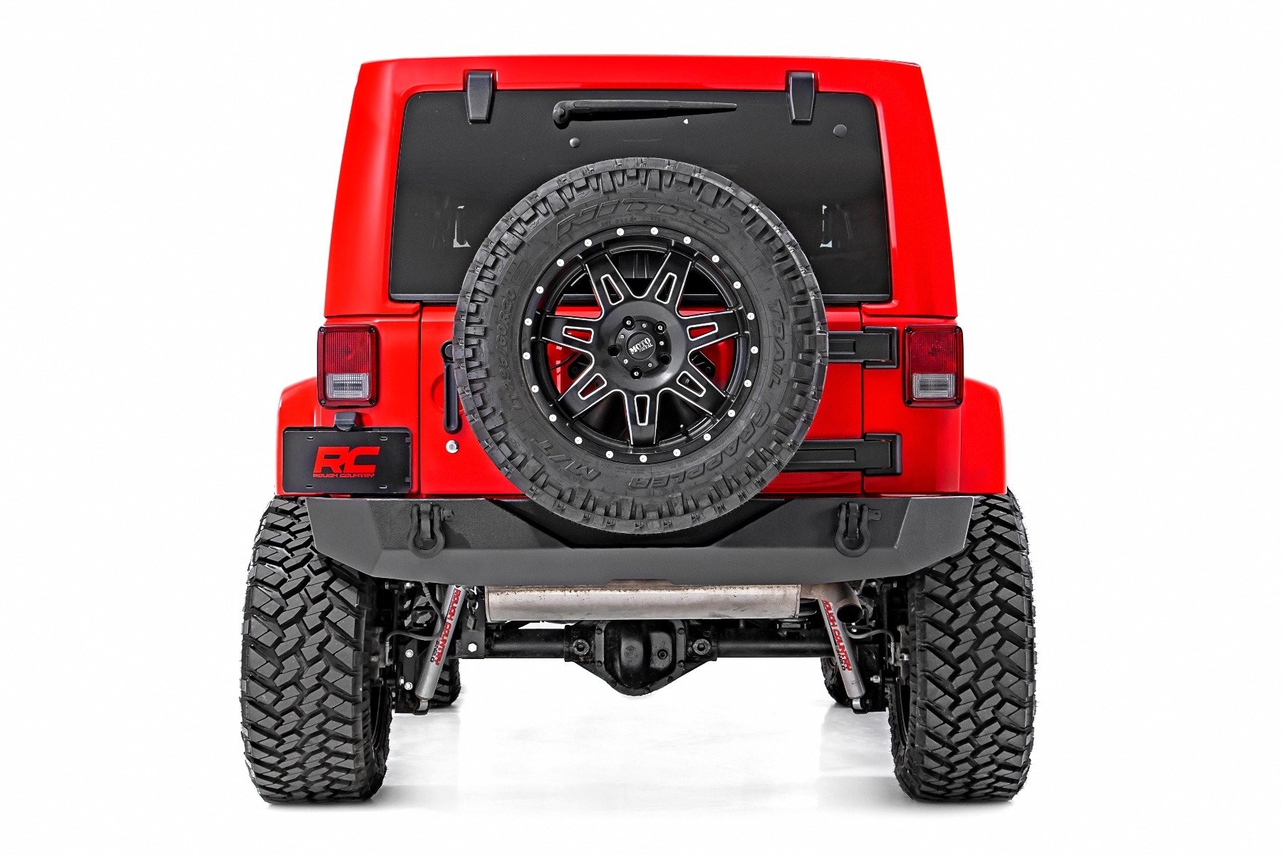 Rough Country Rear Bumper | Full Width | Jeep Wrangler JK/Wrangler Unlimited  (2007-2018)