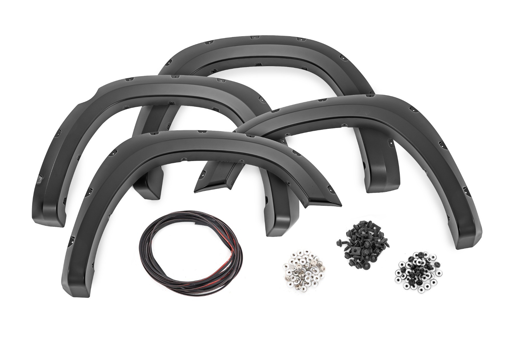 Rough Country Pocket Fender Flares | PX8 Black Crystal | Ram 1500 2WD/4WD (2019-2024)