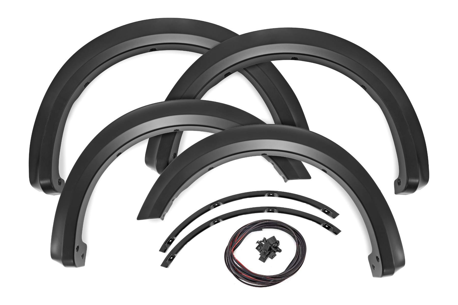 Rough Country Fender Flares | Sport | YZ Oxford White | Ford F-150 2WD/4WD (2021-2025)