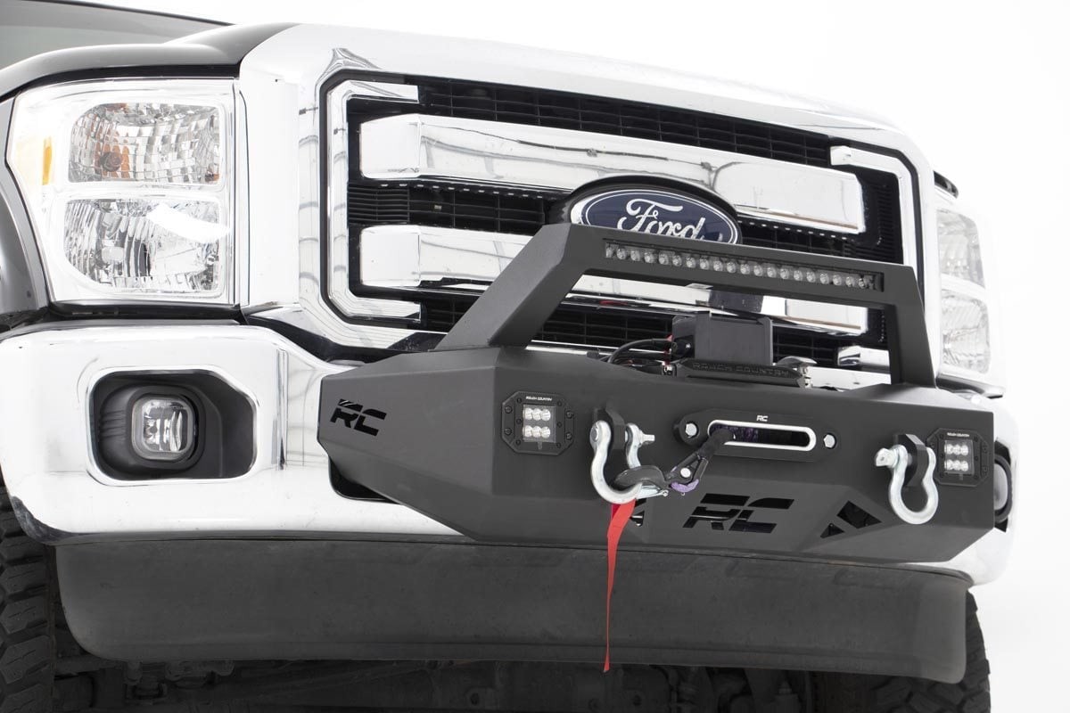 Rough Country EXO Winch Mount Kit | Ford F-250/F-350 Super Duty 2WD/4WD (2011-2016)