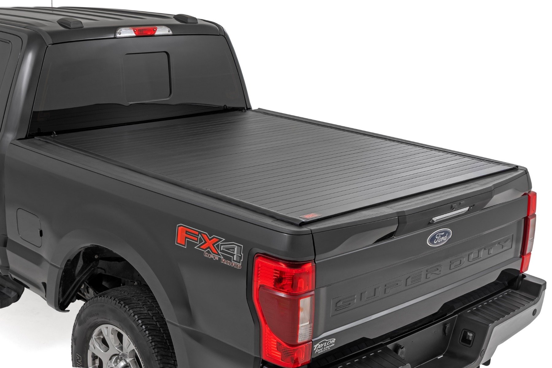 Rough Country Hard Roll Up Cover | 6'10" Bed | Ford F-250/F-350 Super Duty 2WD/4WD (17-25)