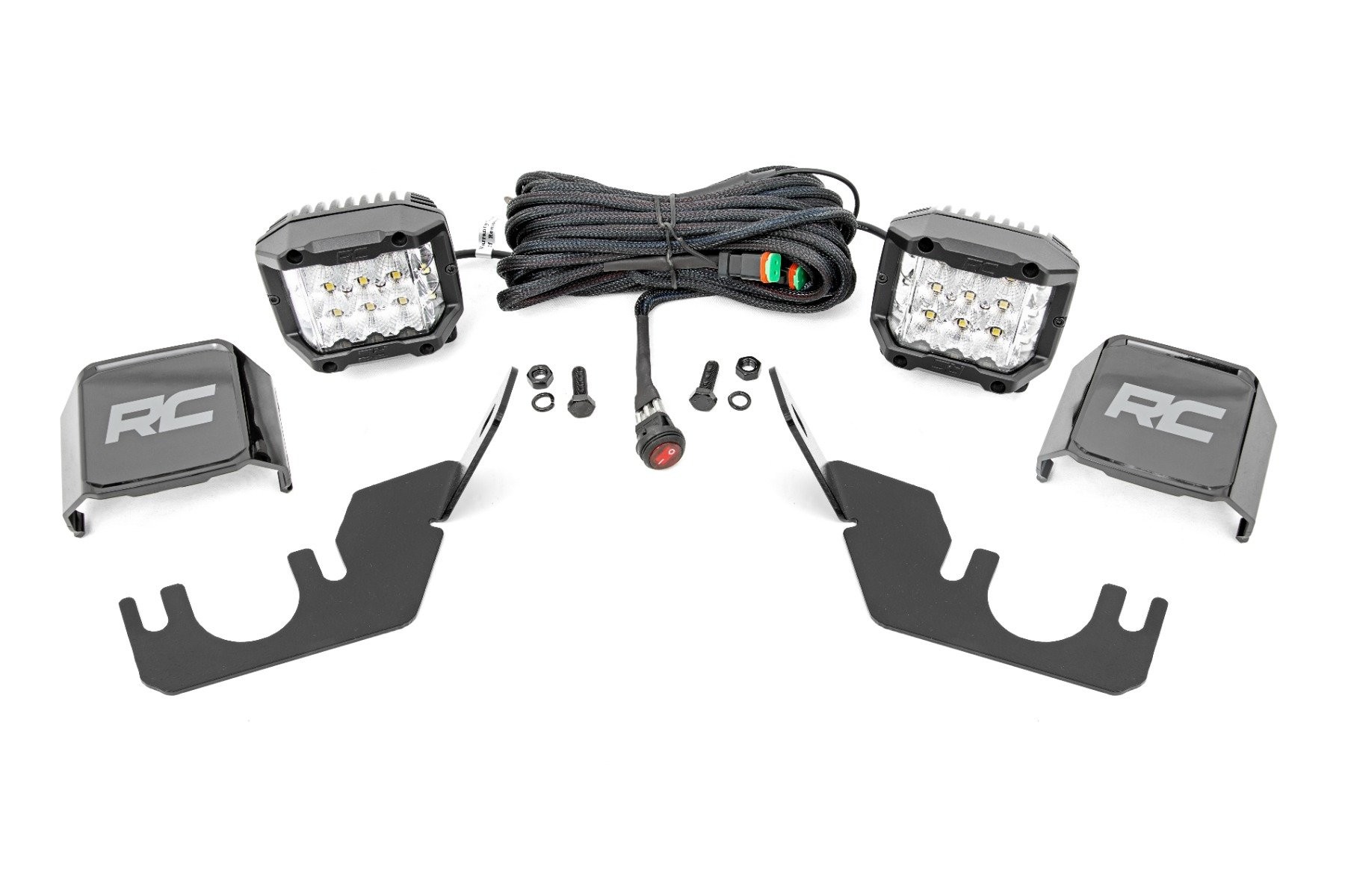 Rough Country LED Light | Rear Mount | 3" OSRAM | Kawasaki Teryx 1000/Teryx 4 1000