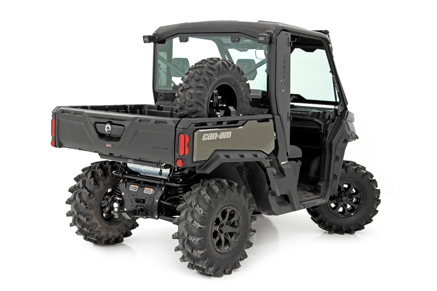 Rough Country Spare Tire Carrier | Bed Side Mount | Multiple Makes & Models (Can-Am/Polaris)