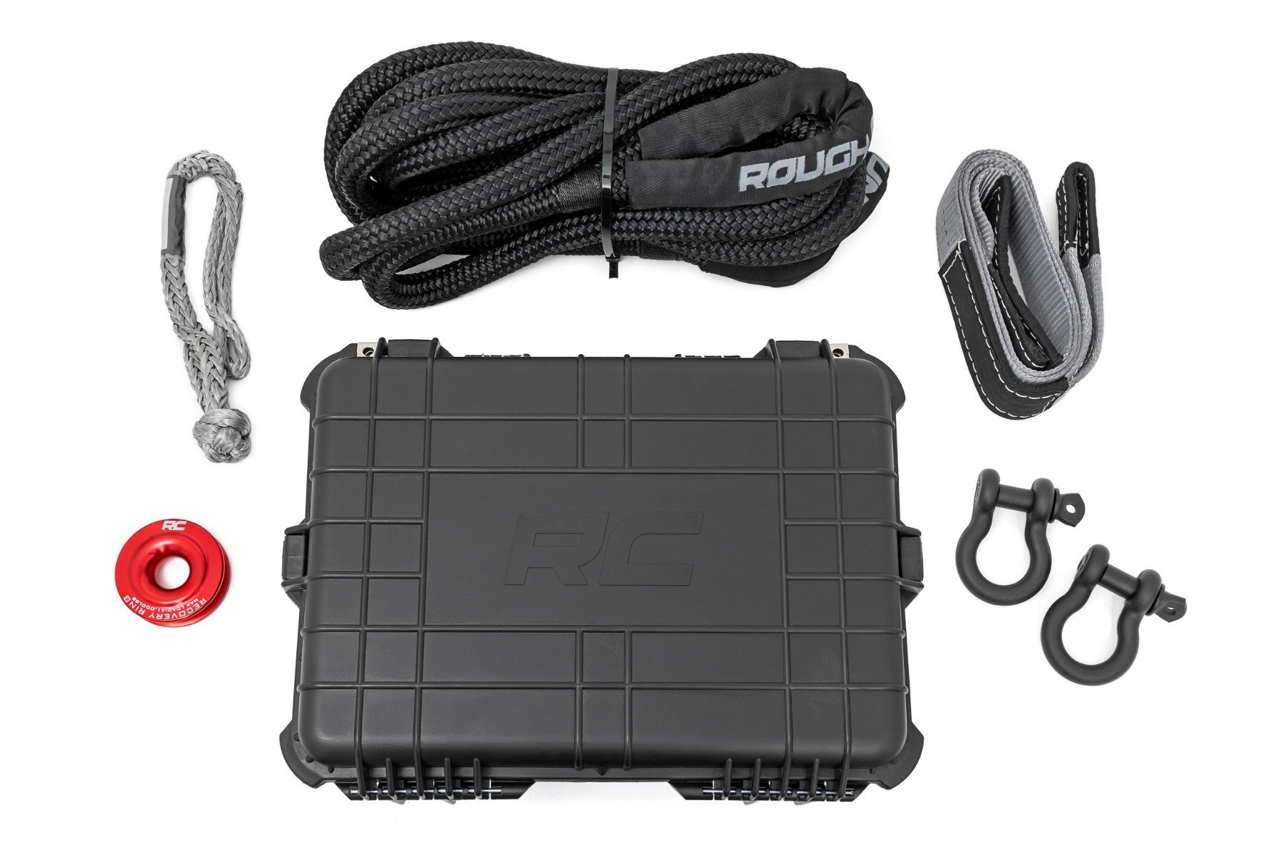 Rough Country Winch Recovery Kit | Synthetic Cable Winches