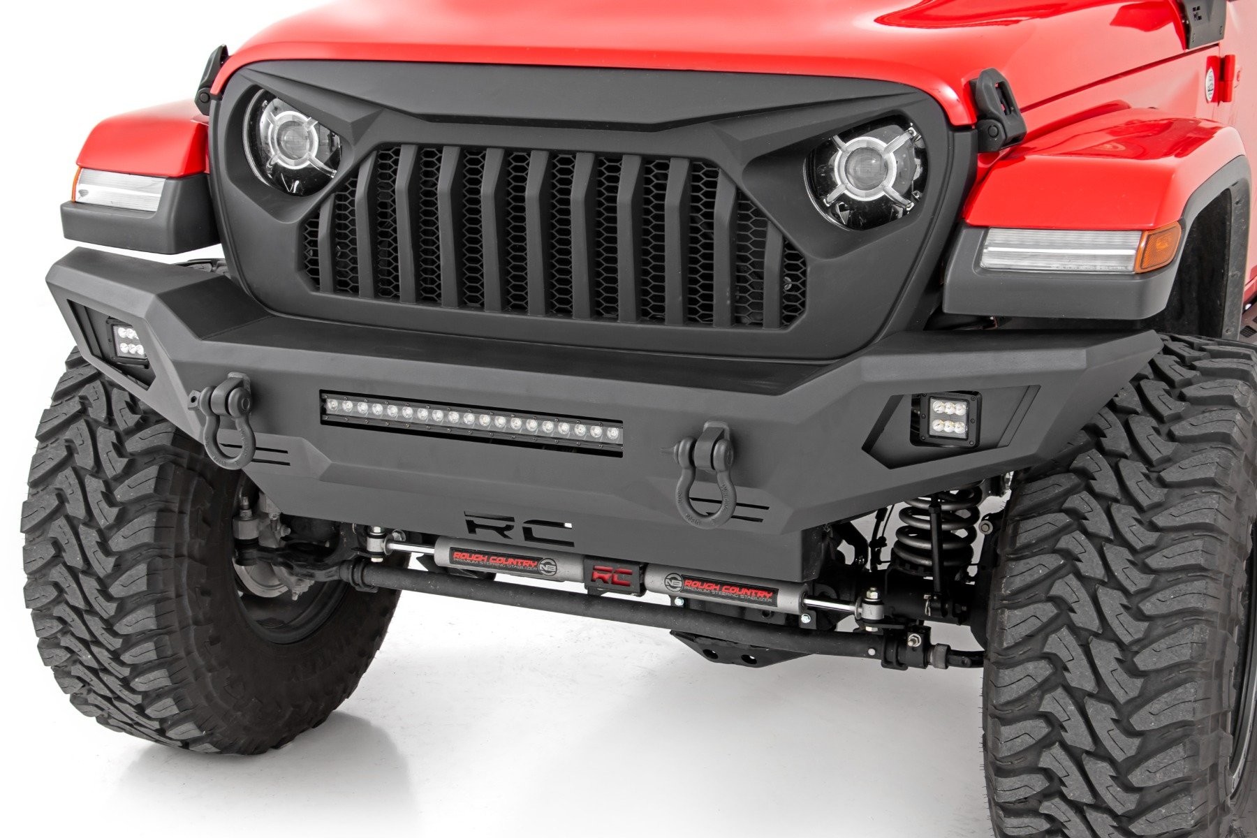 Rough Country Front Bumper | Skid Plate | Jeep Gladiator JT/Wrangler JK & JL/Wrangler Unlimited 4WD