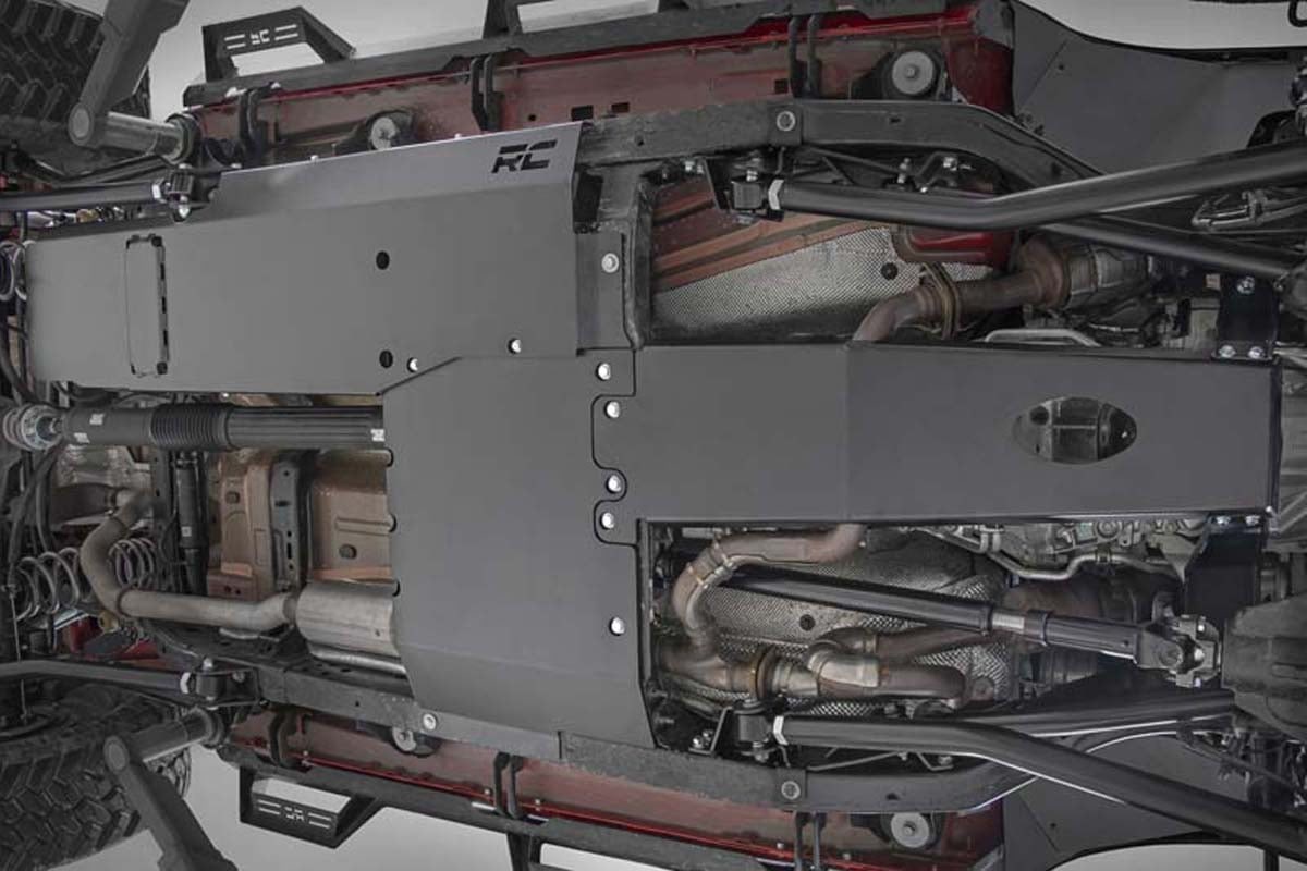 Rough Country Skid Plate Combo | 3.6L | Engine | T-Case | Jeep Wrangler Unlimited (18-19)