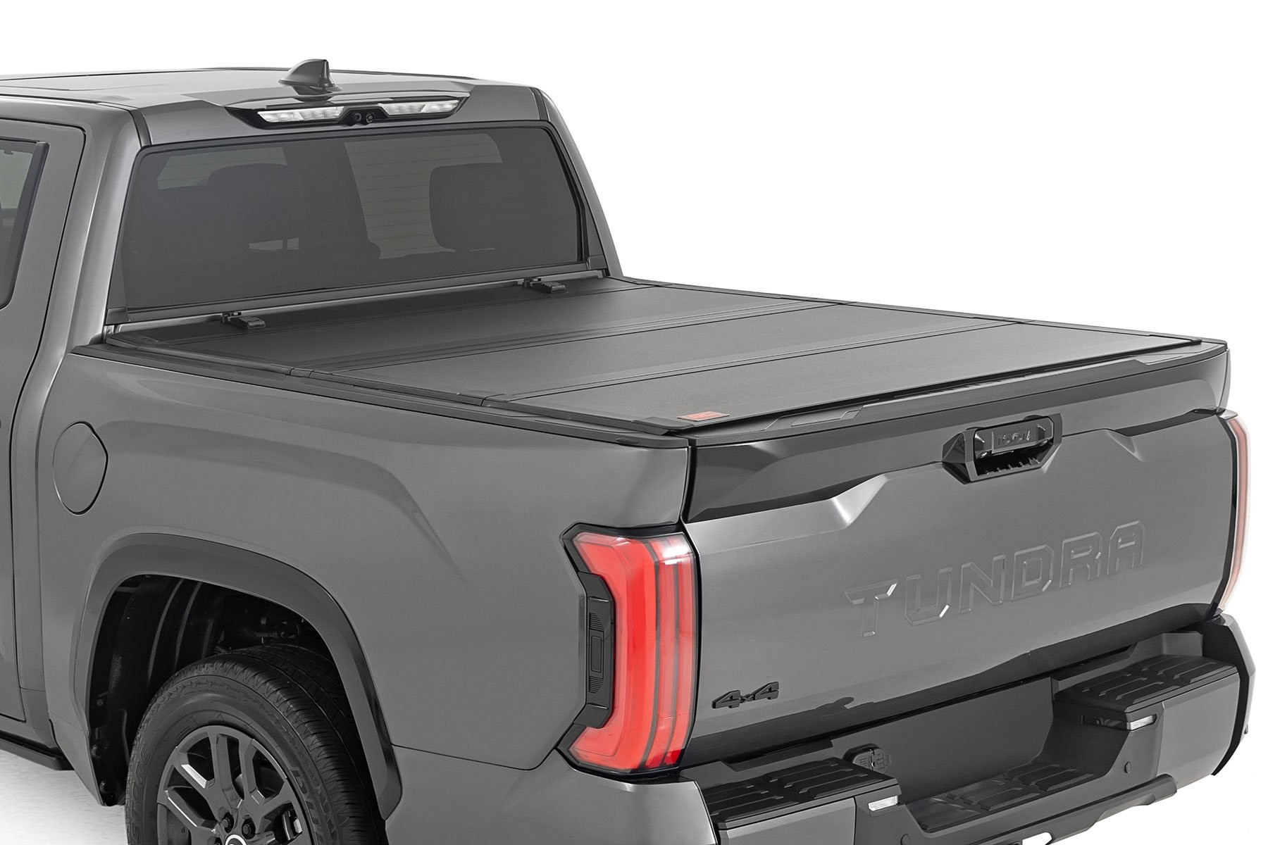 Rough Country Hard Tri-Fold Flip Up Bed Cover | 5'7" | Toyota Tundra 2WD/4WD (2022-2025)