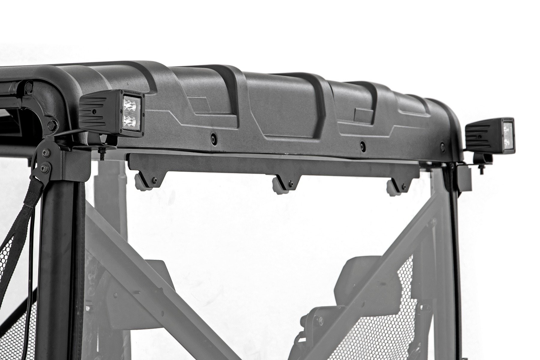 Rough Country LED Light Kit | Rear Mount | 2" Chrome Pair | Wide Angle | Polaris Ranger XP 1000