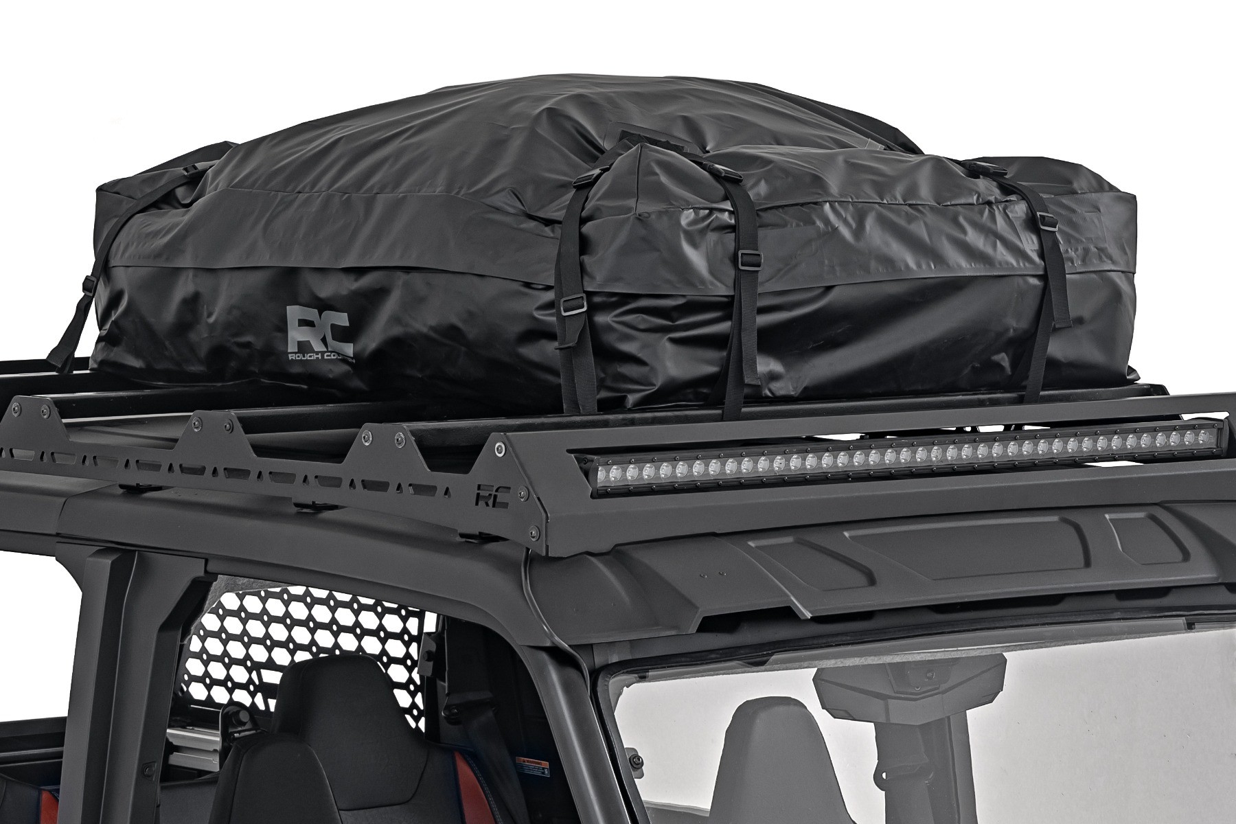 Rough Country Roof top Storage Soft Bag | Gray | Weatherproof
