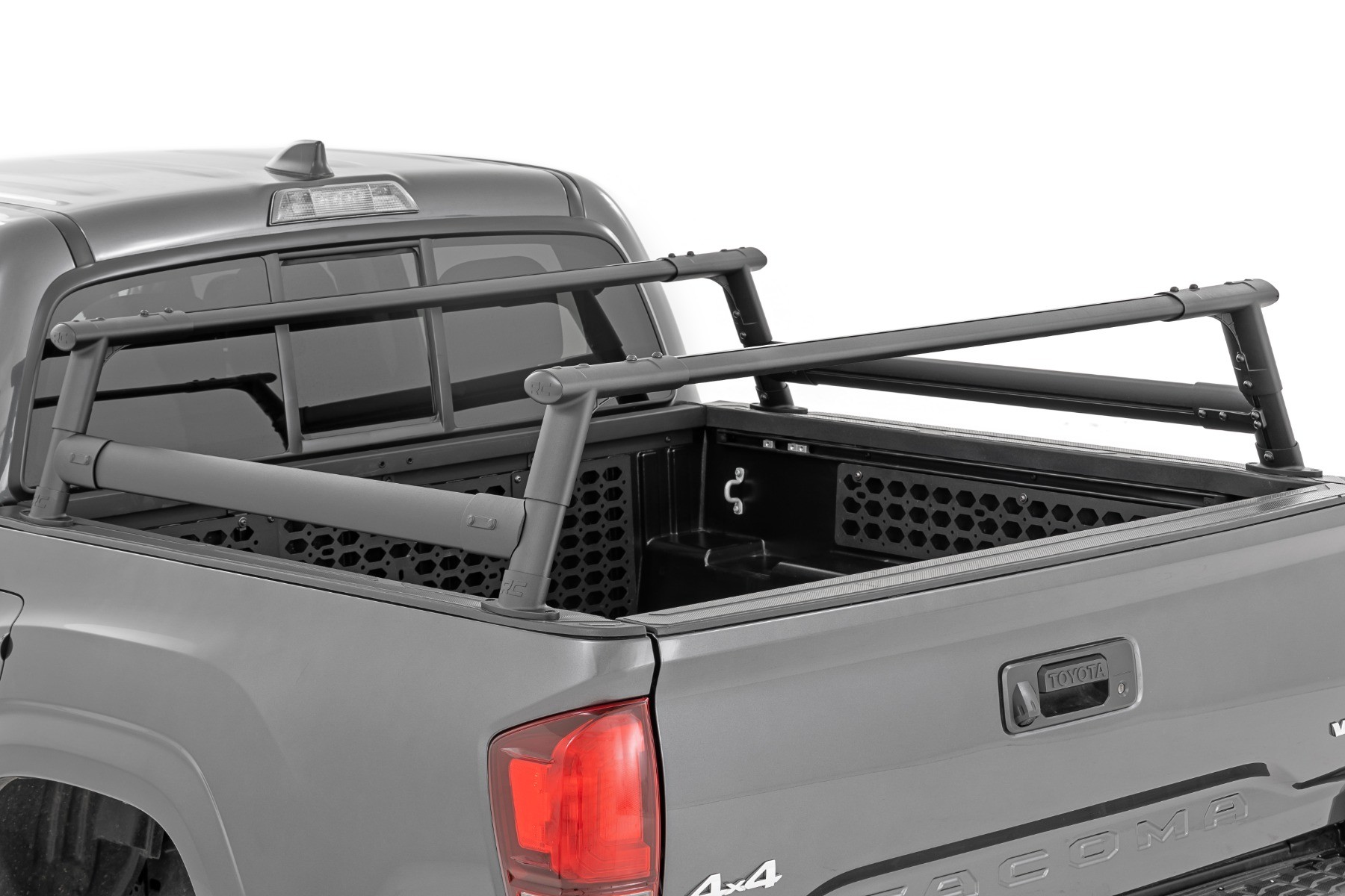 Rough Country Bed Rack | Half Rack | Aluminum | Toyota Tacoma 2WD/4WD (2005-2023)