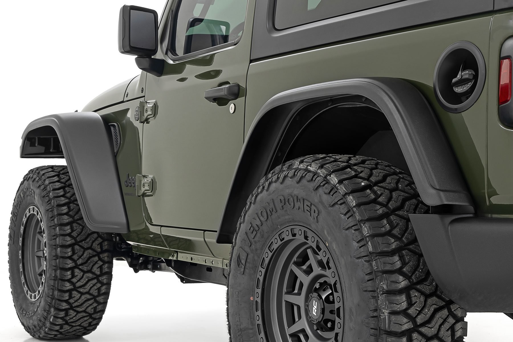 Rough Country WF1 Fender Flares | Jeep Wrangler JL (21-24)/Wrangler Unlimited (18-25)