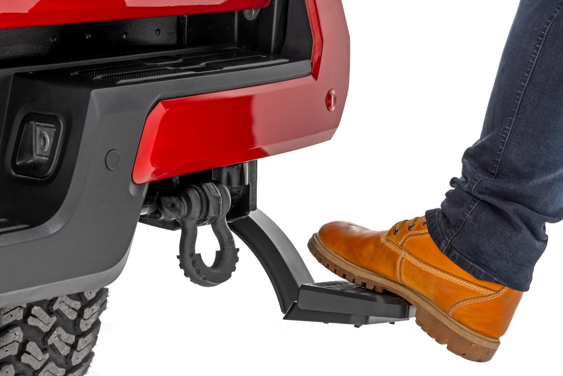 Rough Country Retractable Bed Step | Manual Pull | Toyota Tacoma 2WD/4WD (2024-2025)